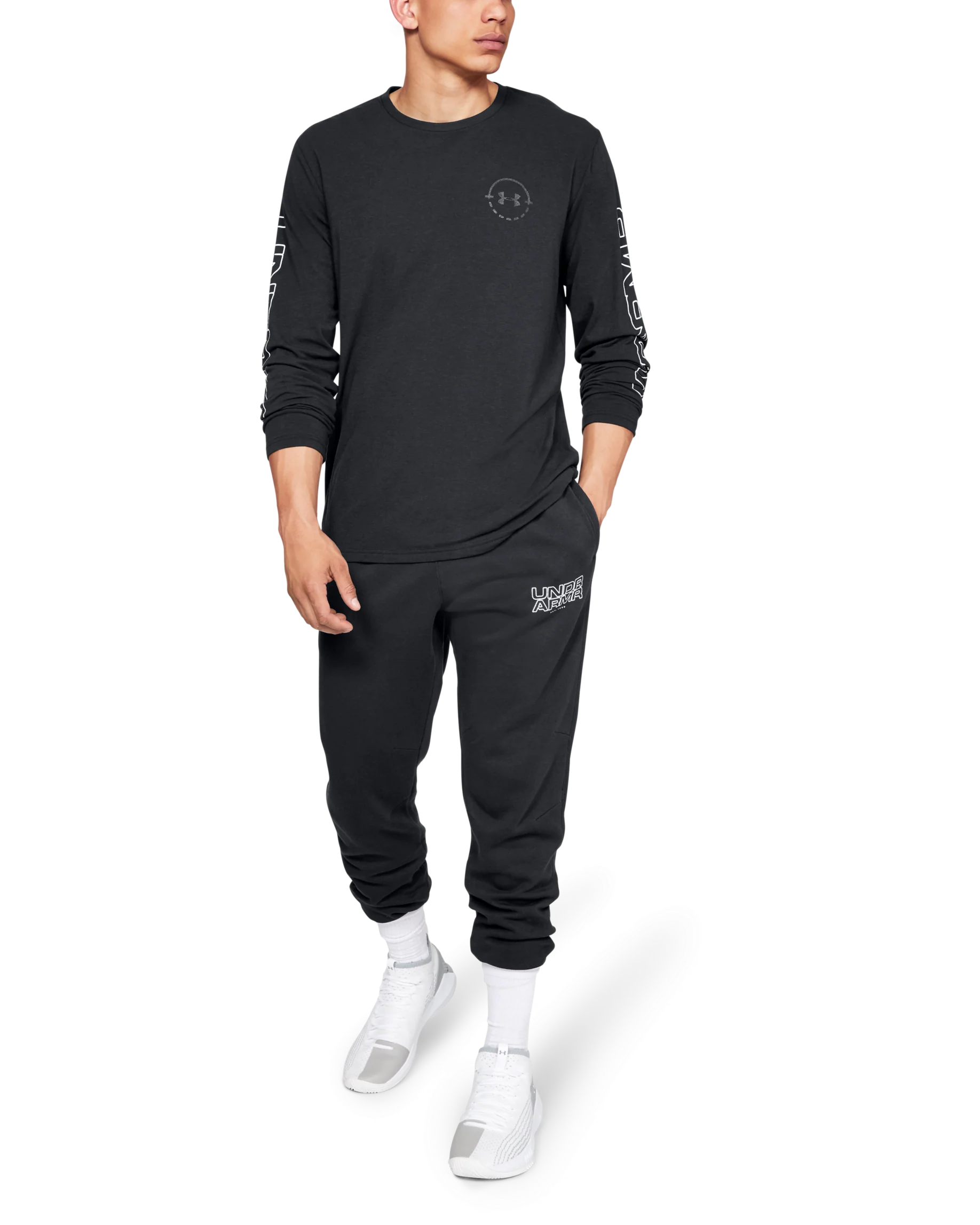 Men's UA Baseline Fleece Joggers - Image 4
