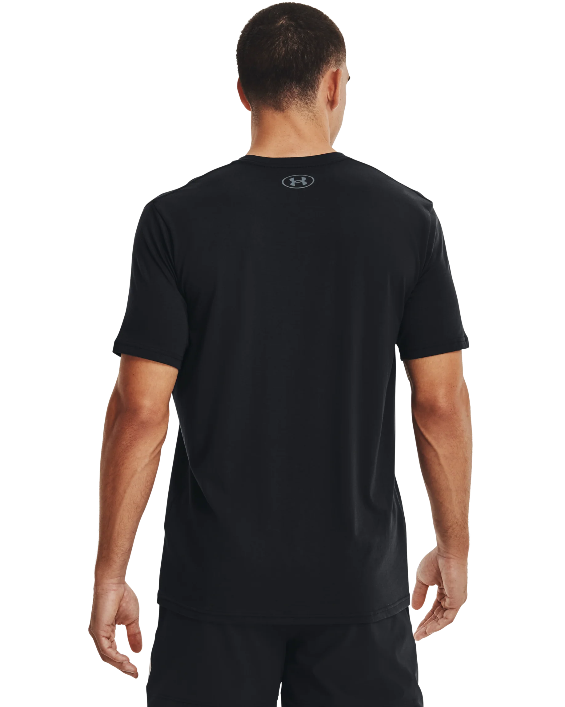 Men's UA Basketball Branded Wordmark Short Sleeve - Image 2