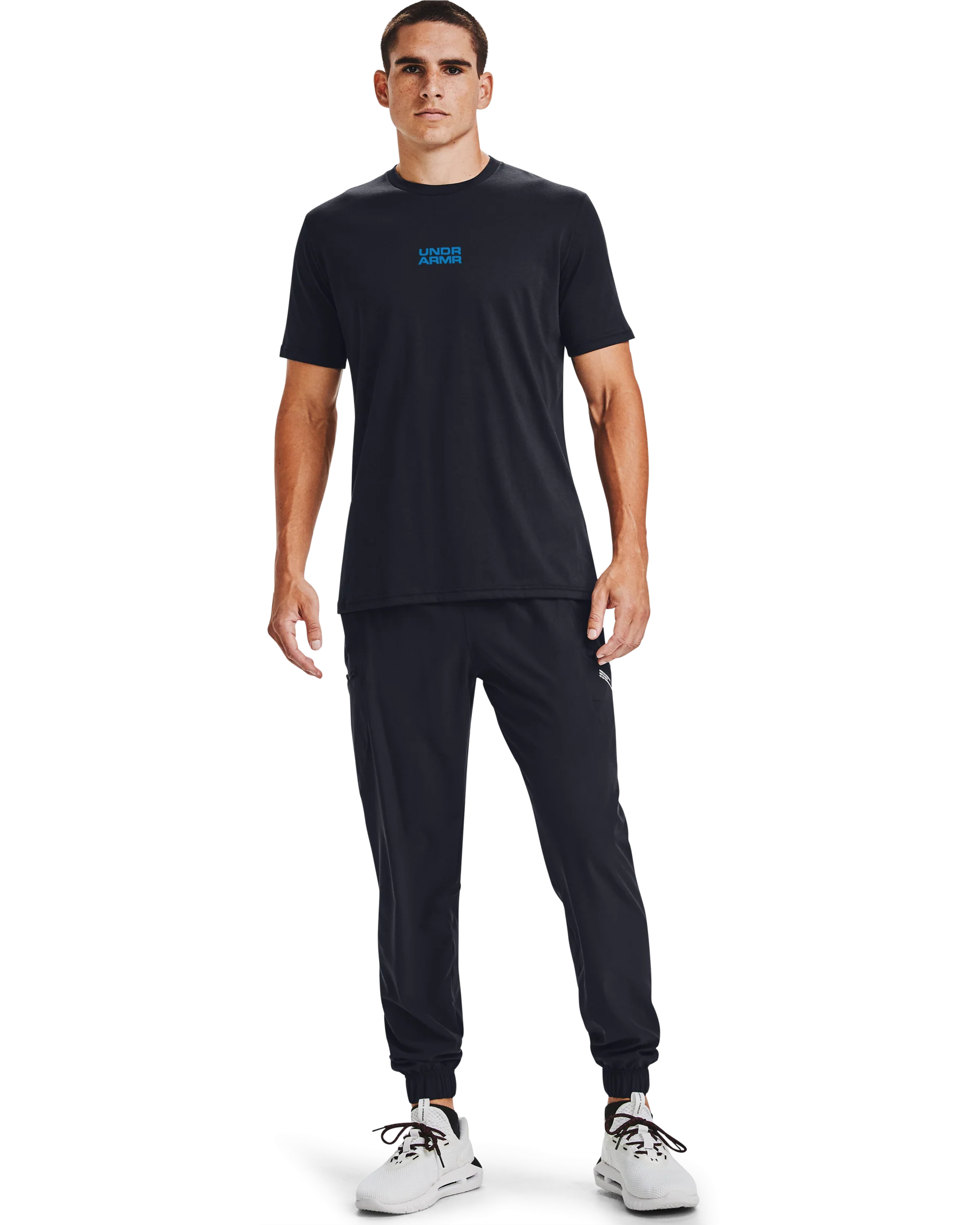 Men's UA Basketball Graphic Short Sleeve Shirt - Image 3