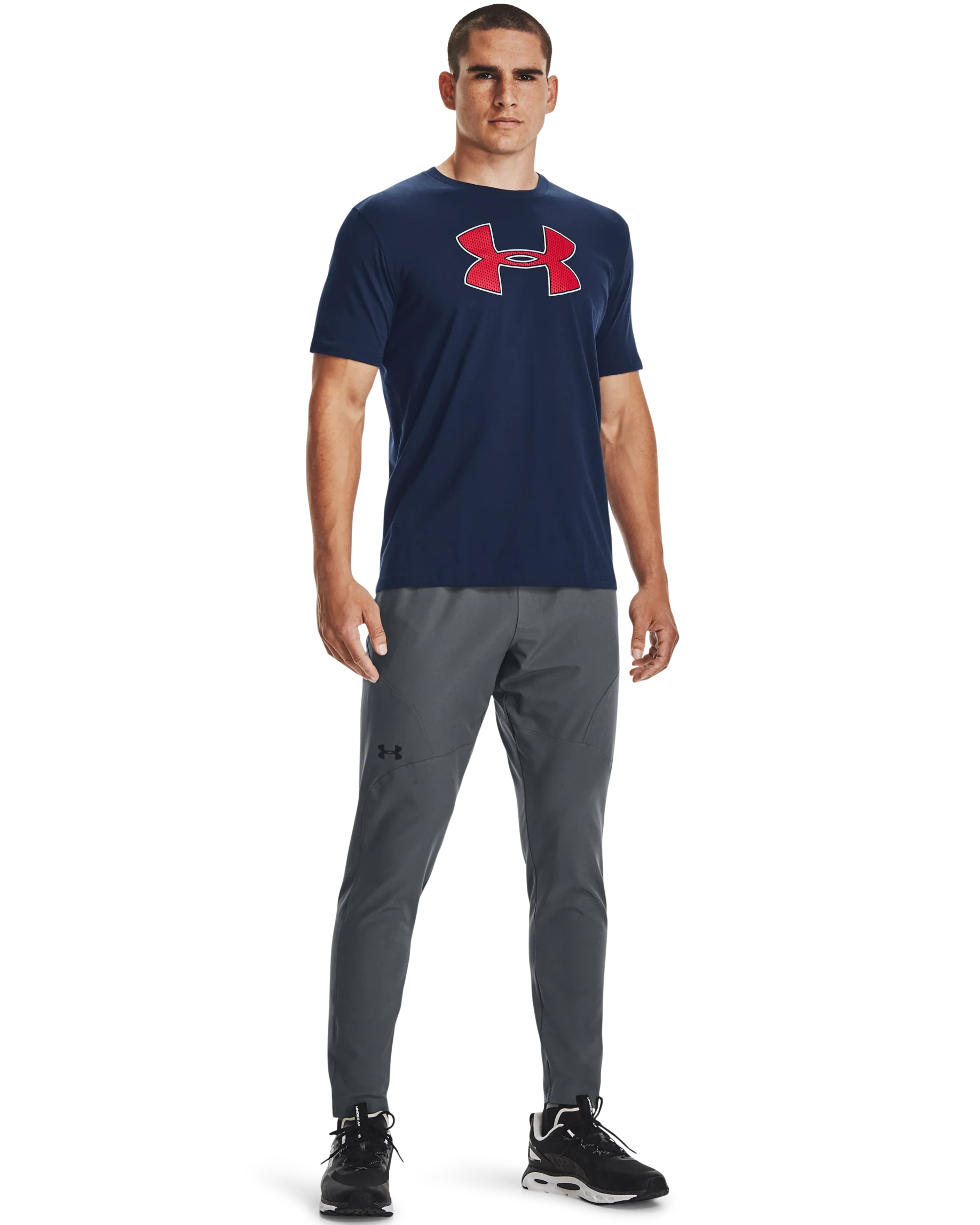 Men's UA Big Logo Short Sleeve T-Shirt - Image 3