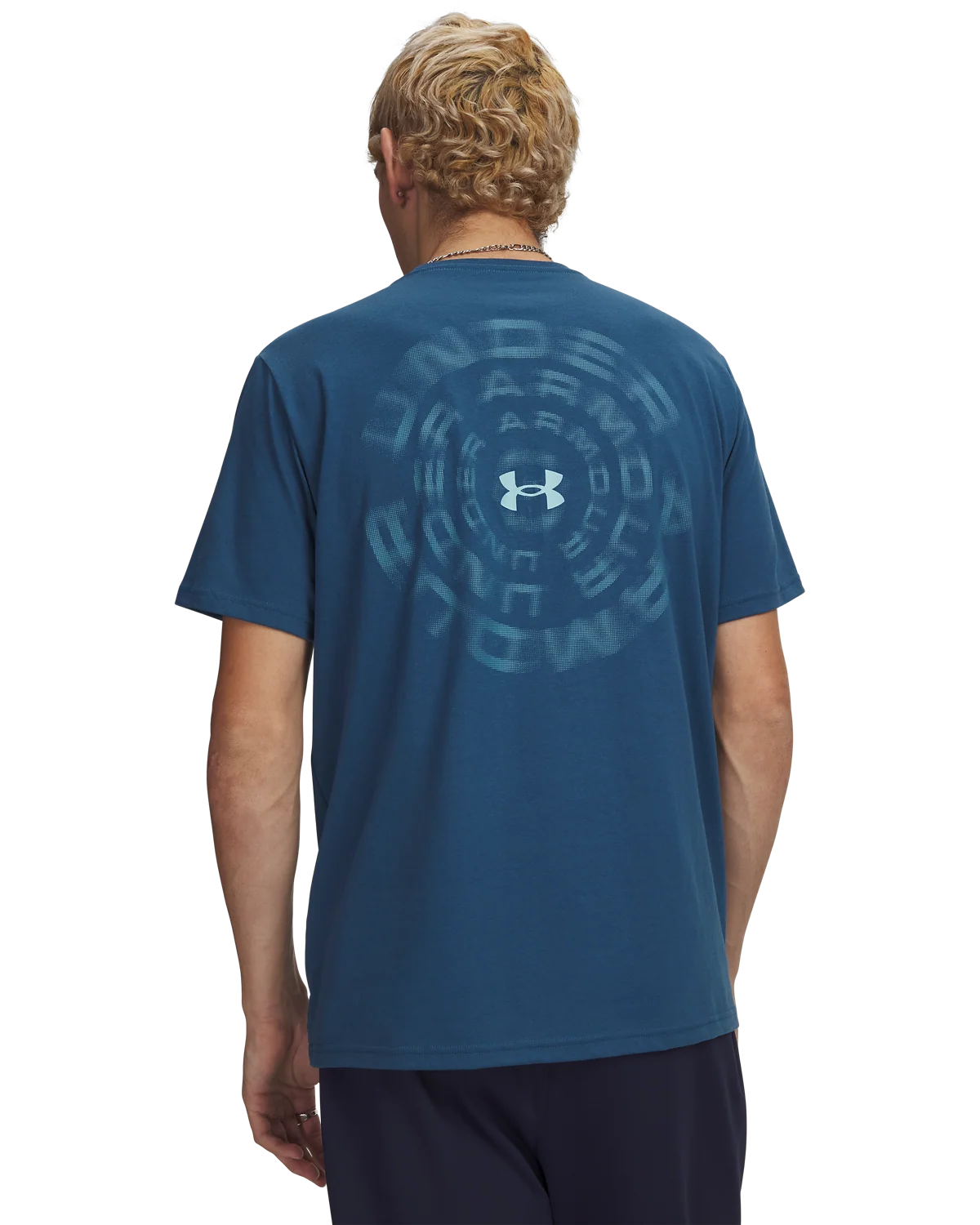 Men's UA Blur Wordmark Short Sleeve - Image 2