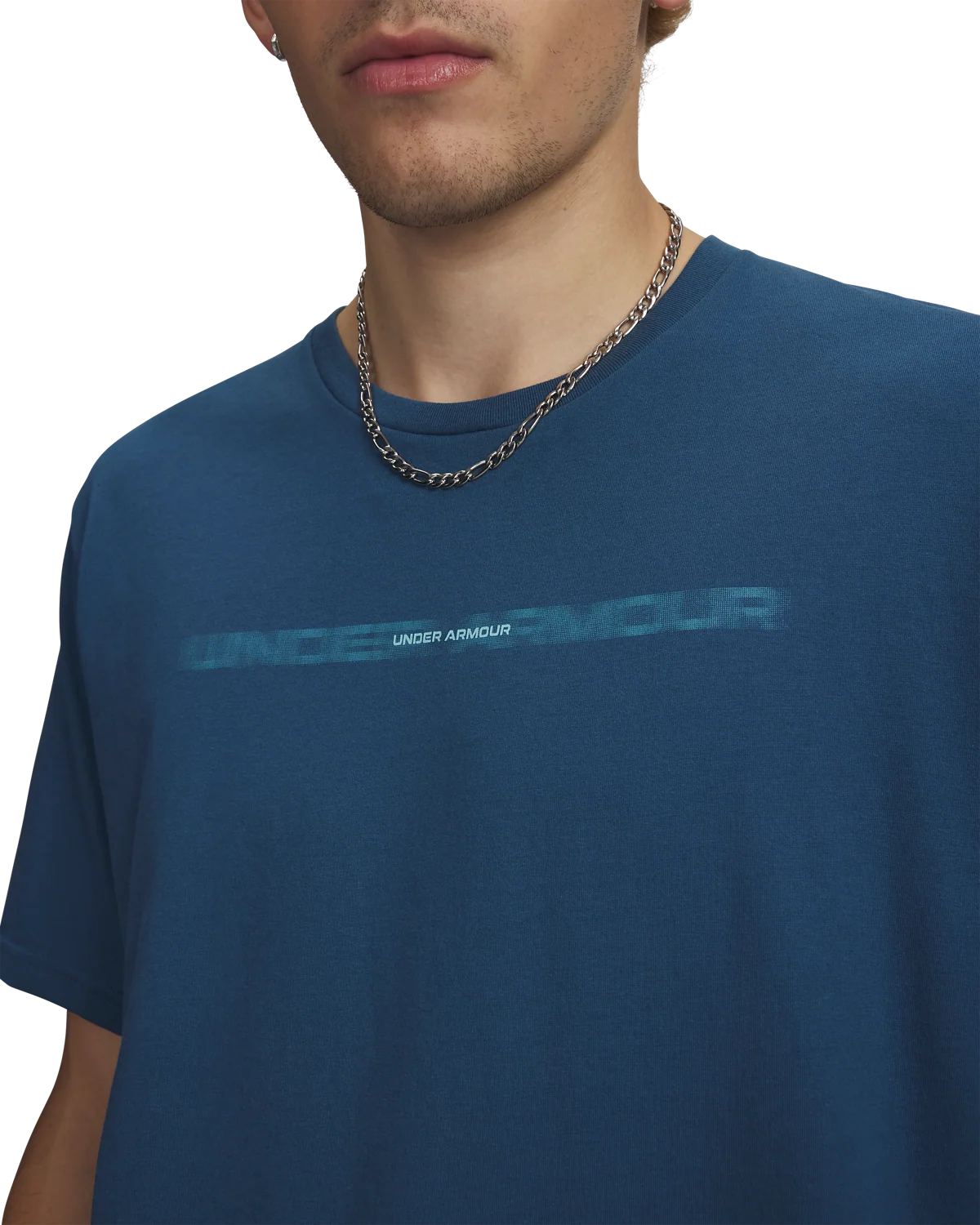 Men's UA Blur Wordmark Short Sleeve - Image 3