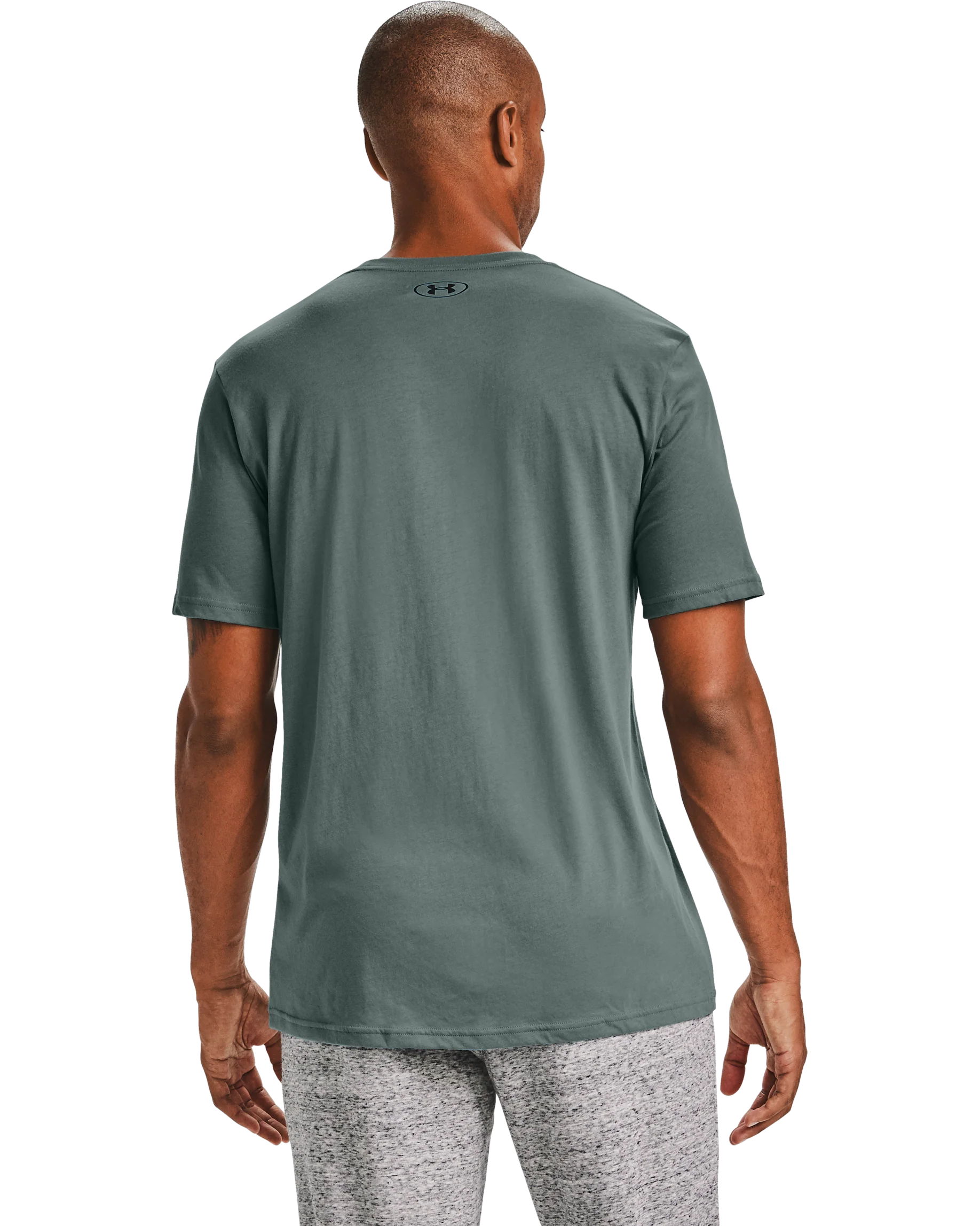 Men's UA Box Logo Wordmark Short Sleeve Shirt - Image 2