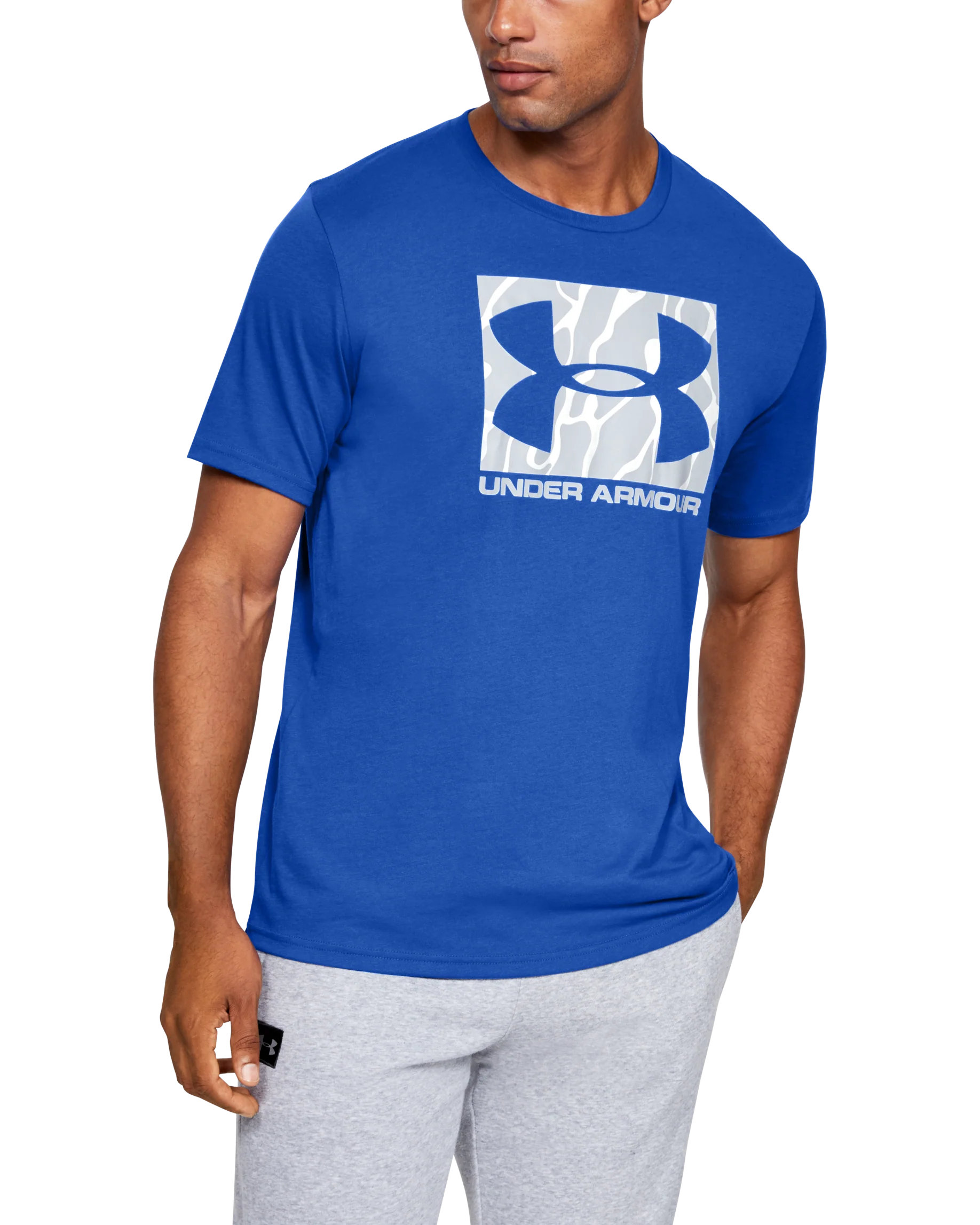 Men's UA Boxed Sportstyle Camo Fill Short Sleeve