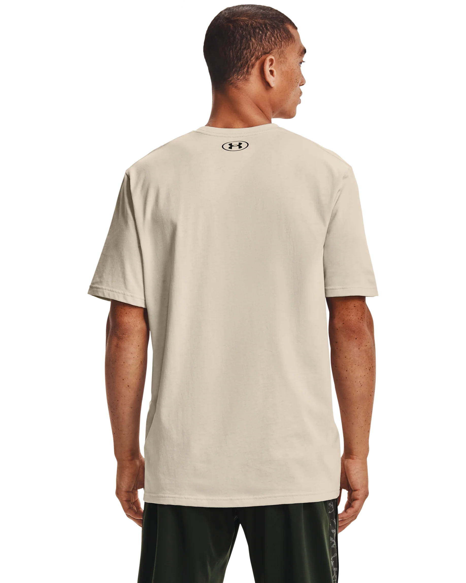 Men's UA ABC Camo Boxed Logo Short Sleeve - Image 2