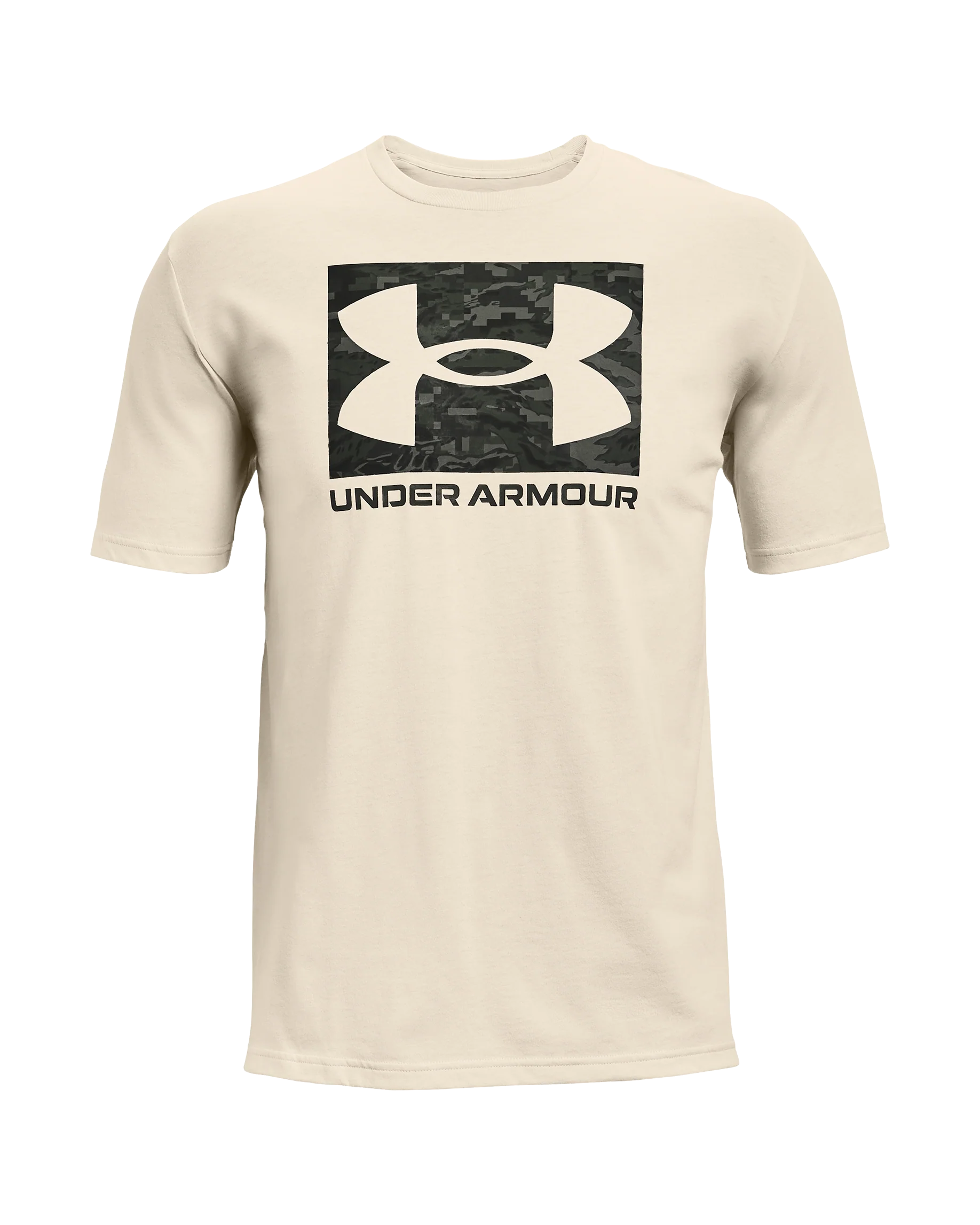 Men's UA ABC Camo Boxed Logo Short Sleeve - Image 4