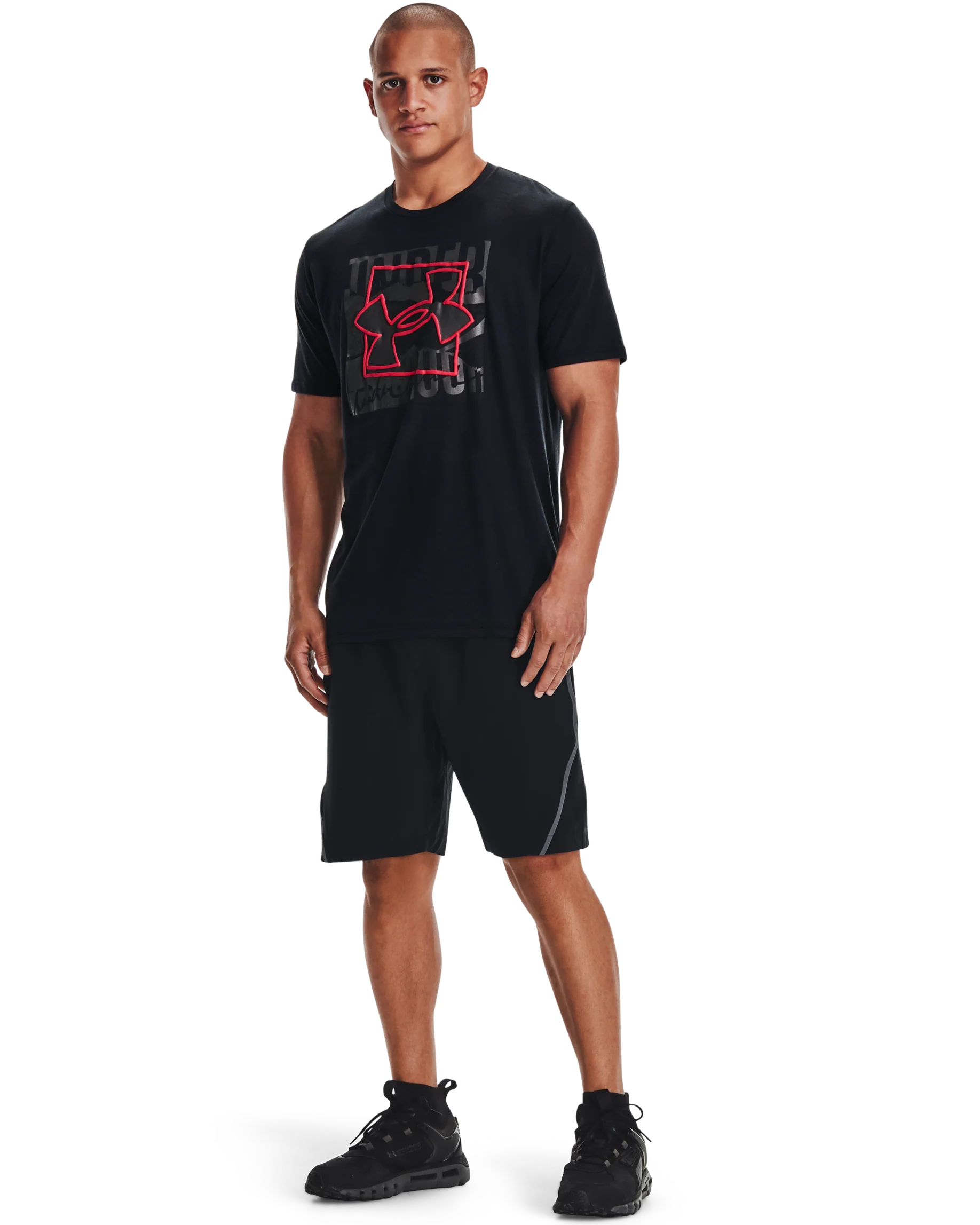 Men's UA Boxed Symbol Outline Short Sleeve - Image 3