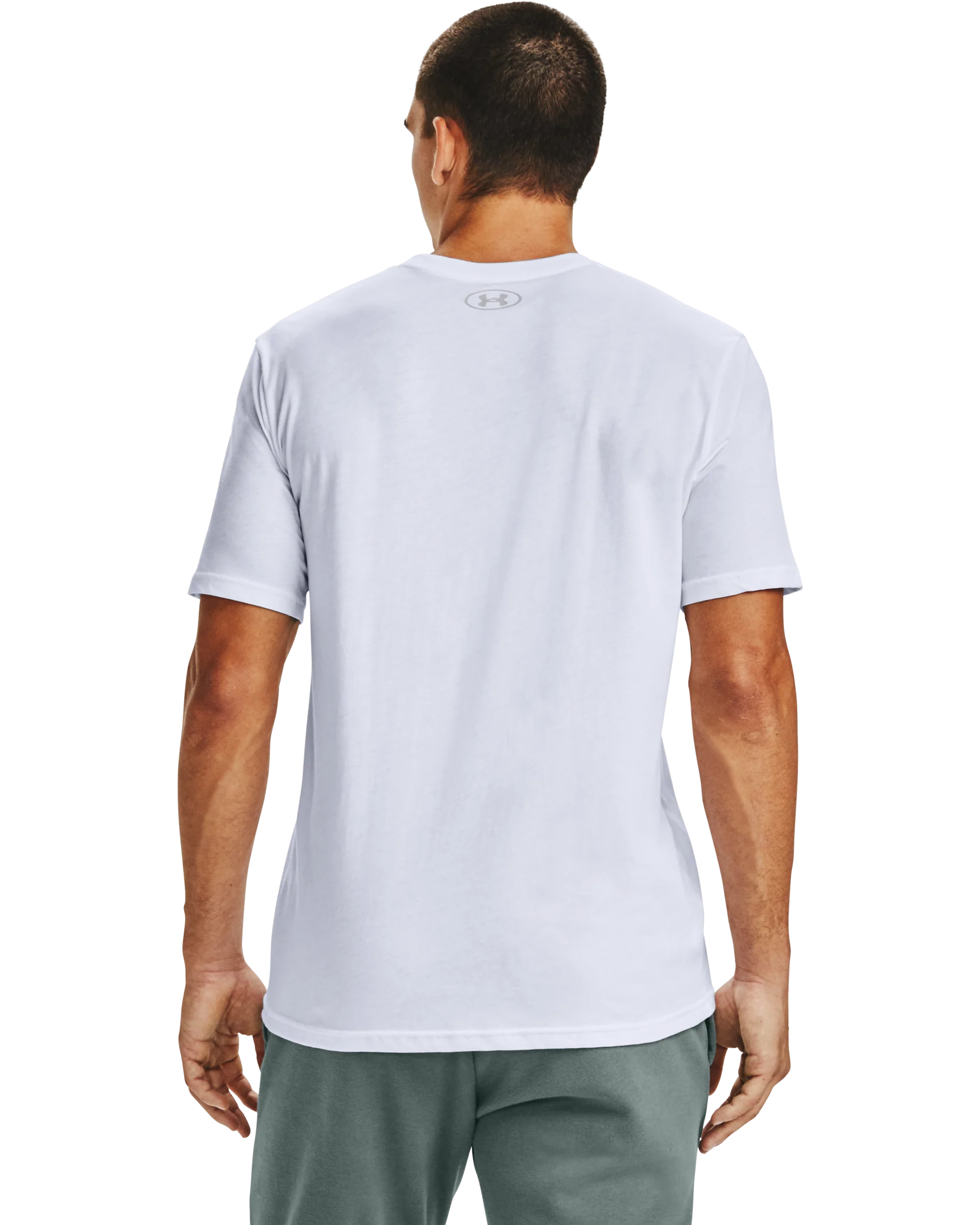 Men's UA Camo Box Logo Short Sleeve - Image 2