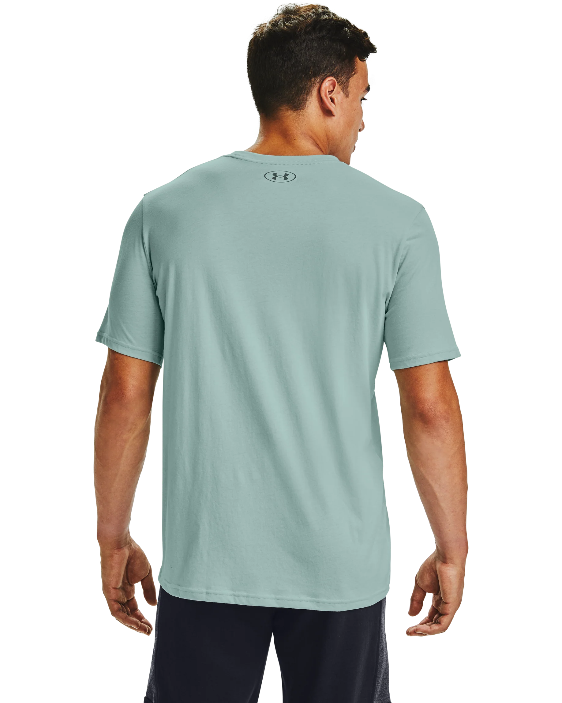 Men's UA Camo Box Logo Short Sleeve - Image 2