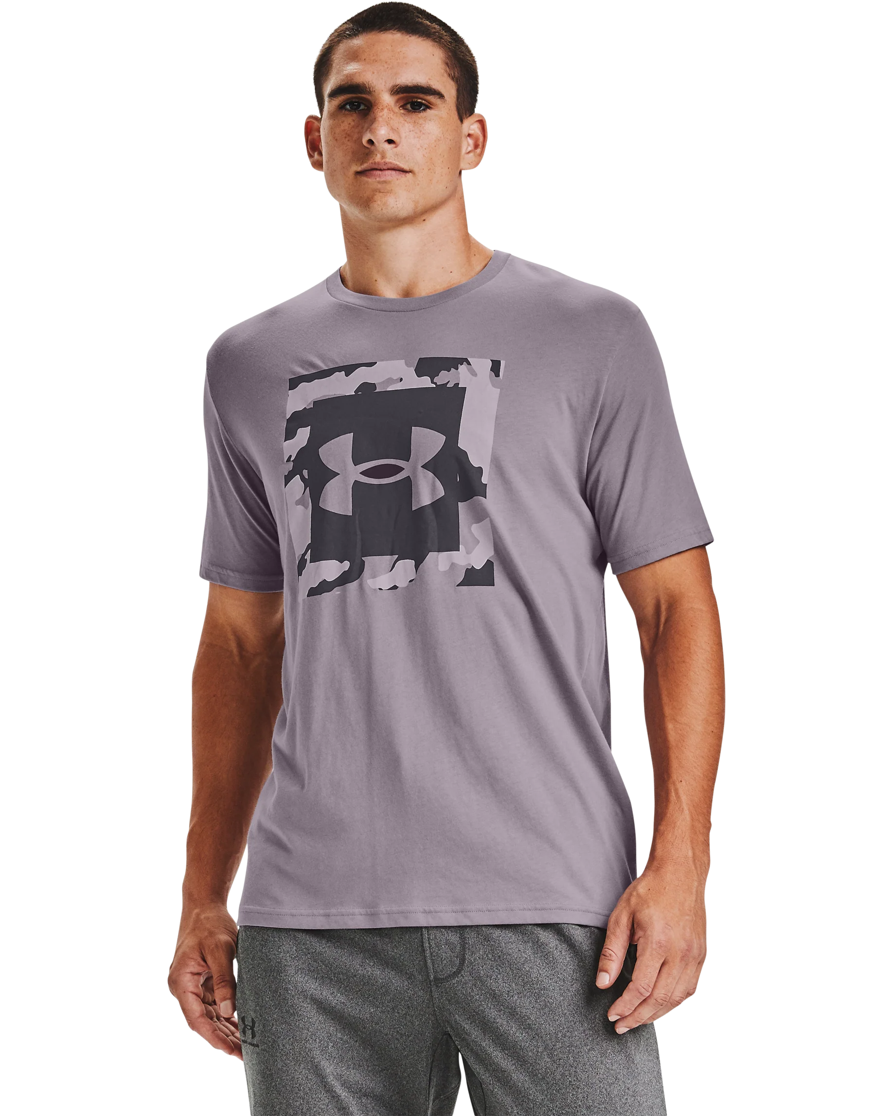 Men's UA Camo Box Logo Short Sleeve