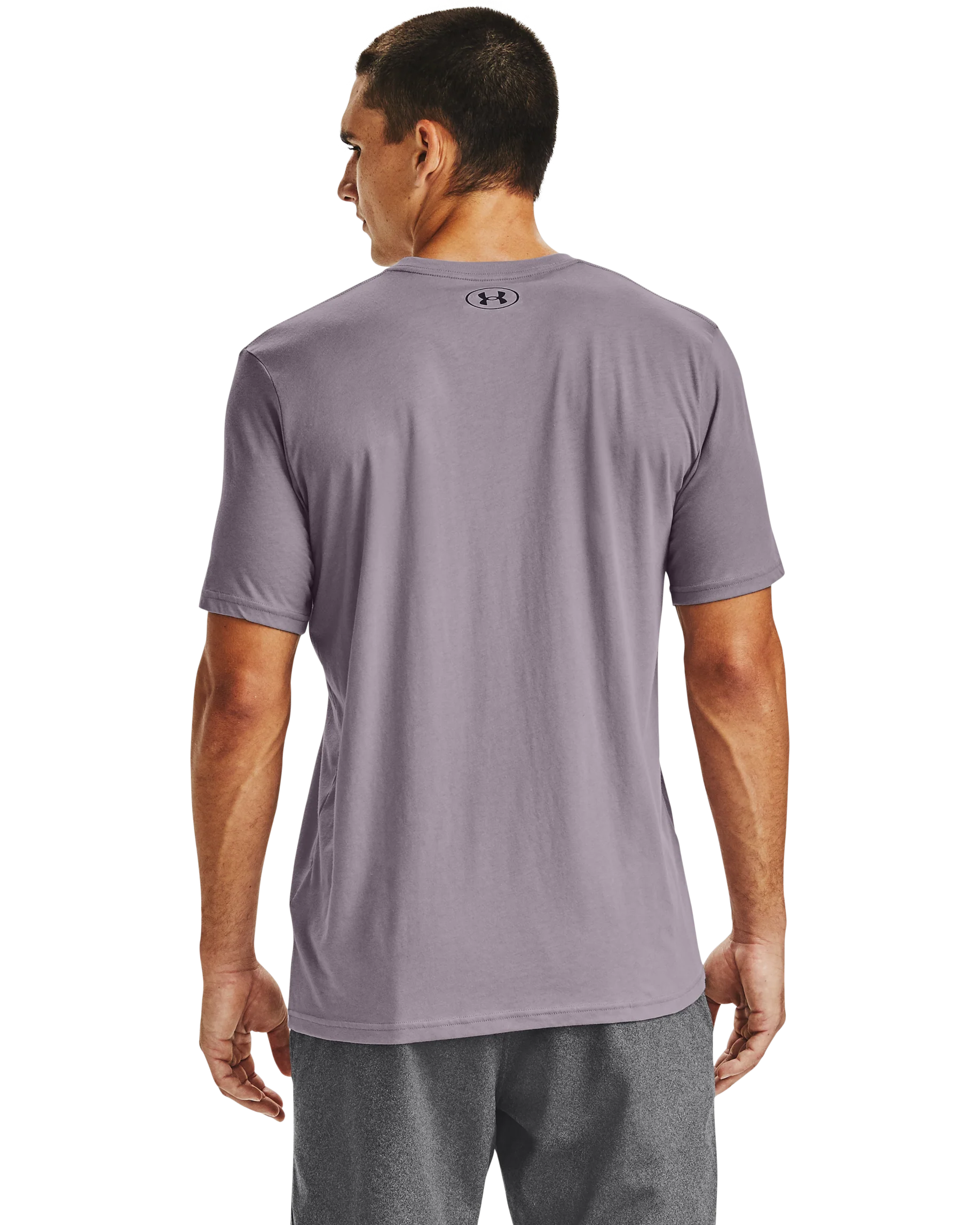 Men's UA Camo Box Logo Short Sleeve - Image 2