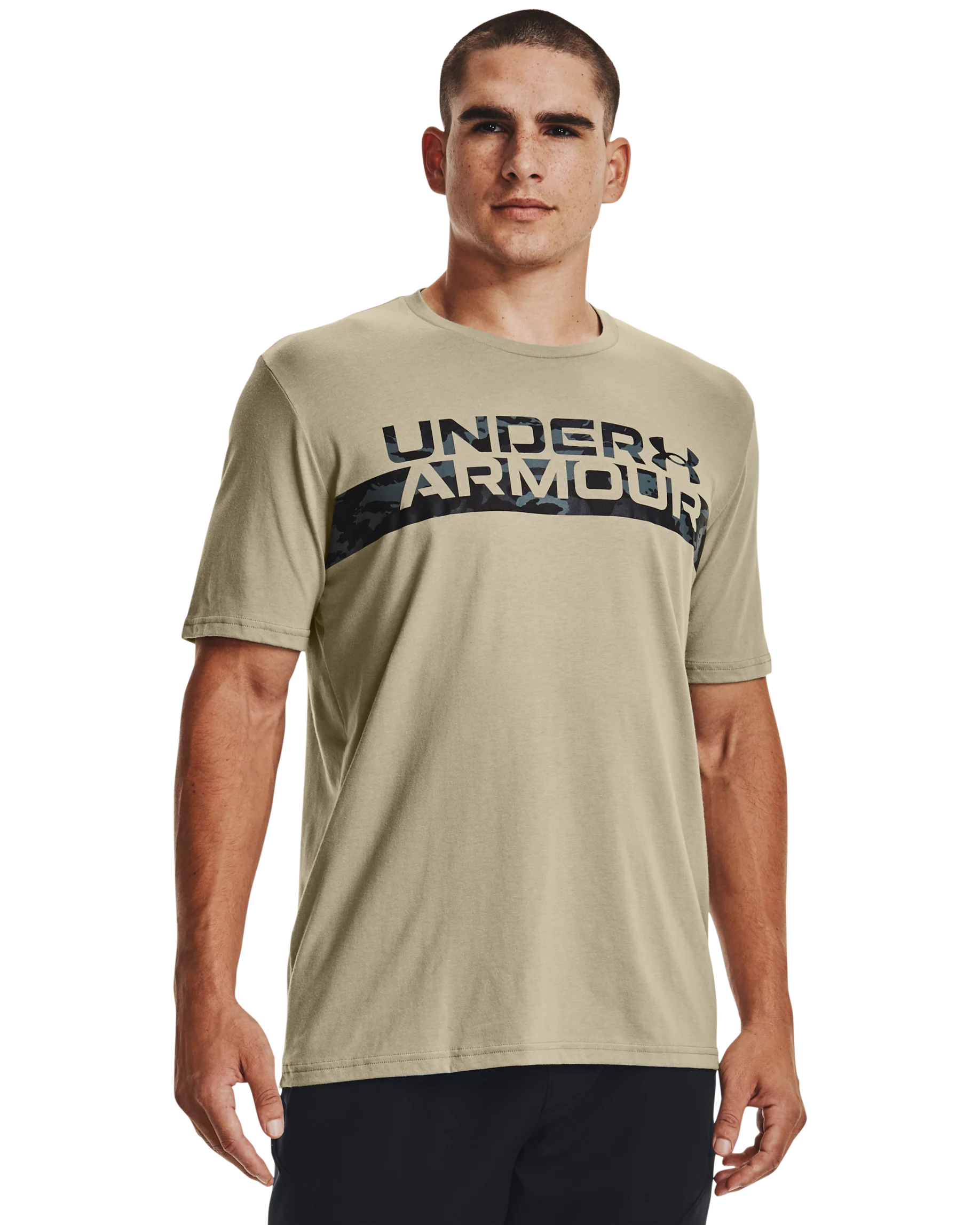 Men's UA Camo Chest Stripe Short Sleeve