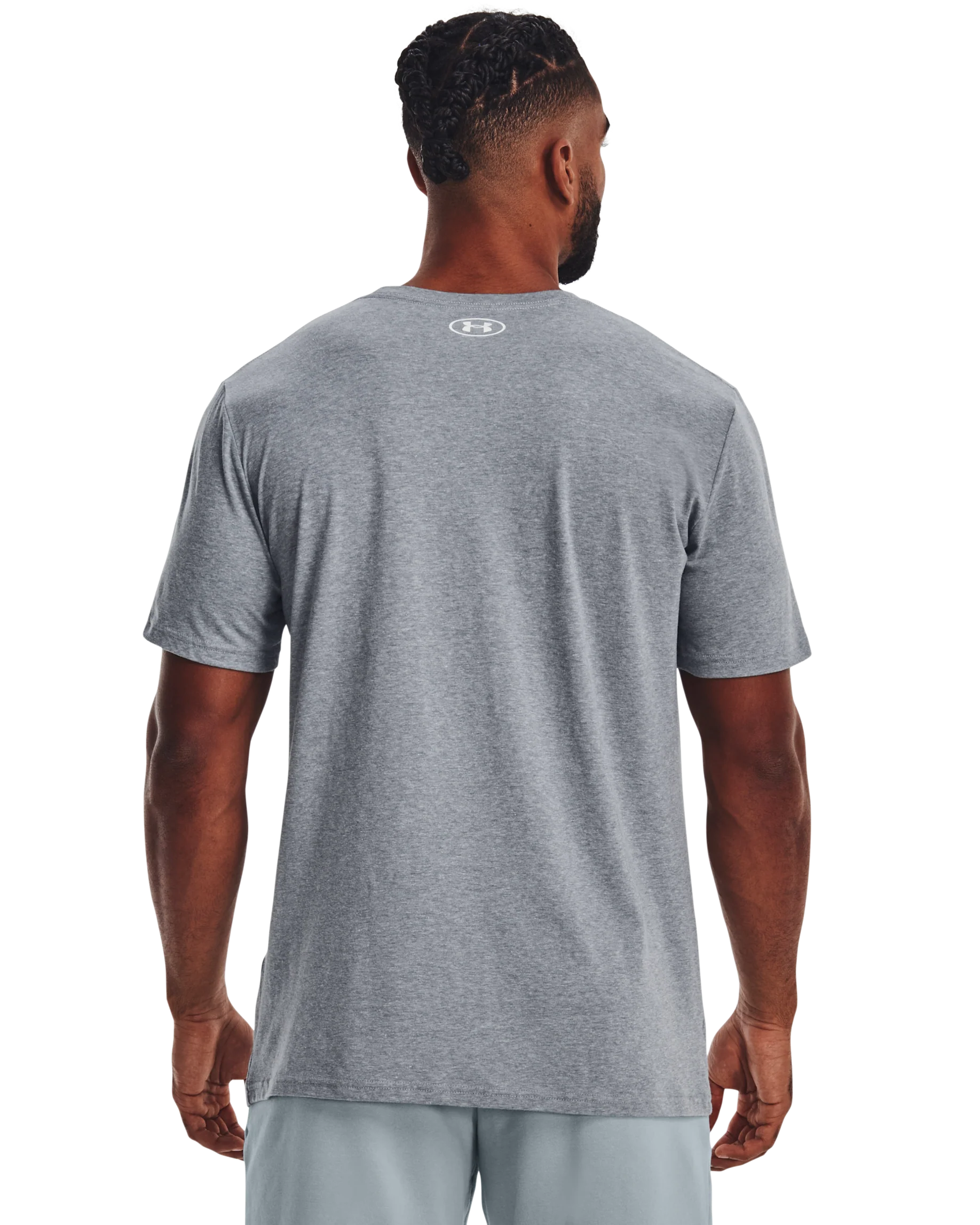 Men's UA Camo Chest Stripe Short Sleeve - Image 2
