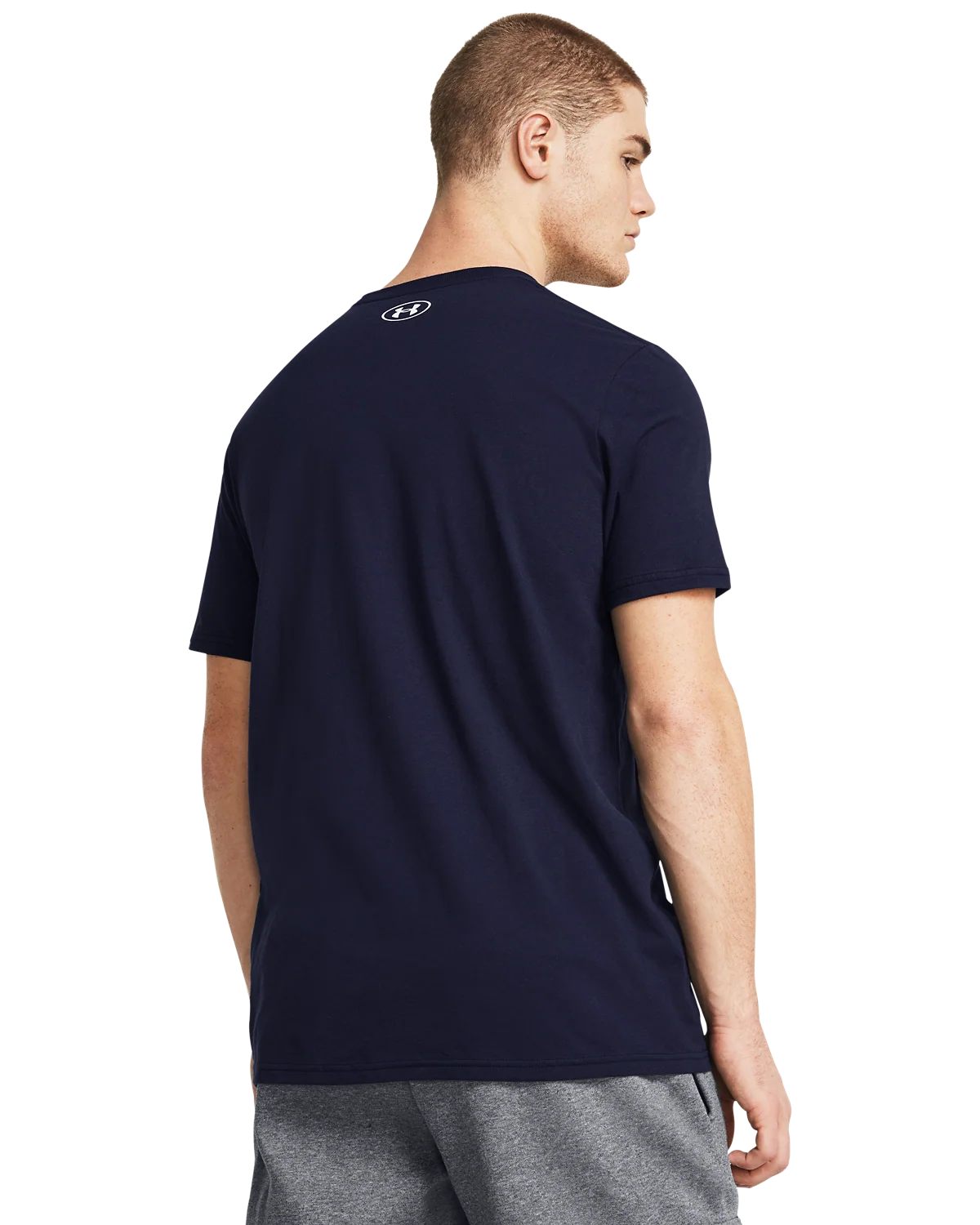 Men's UA Camo Chest Stripe Short Sleeve - Image 2