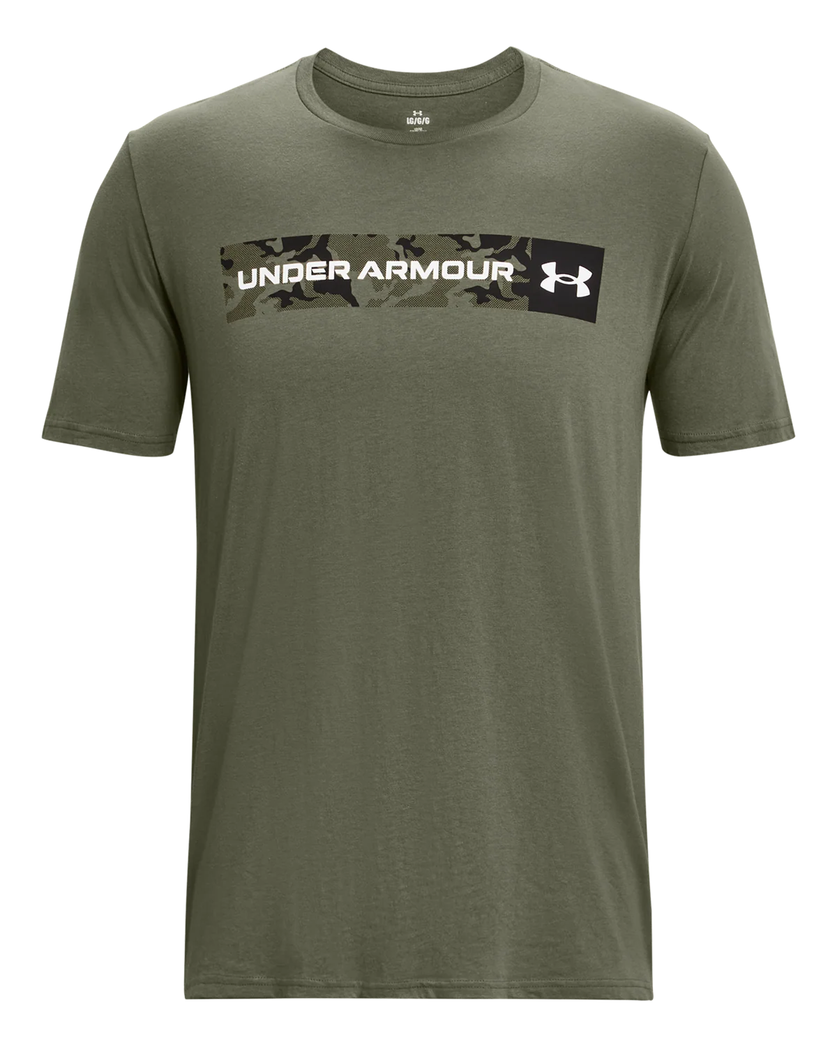Men's UA Camo Chest Stripe Shortsleeve - Image 3