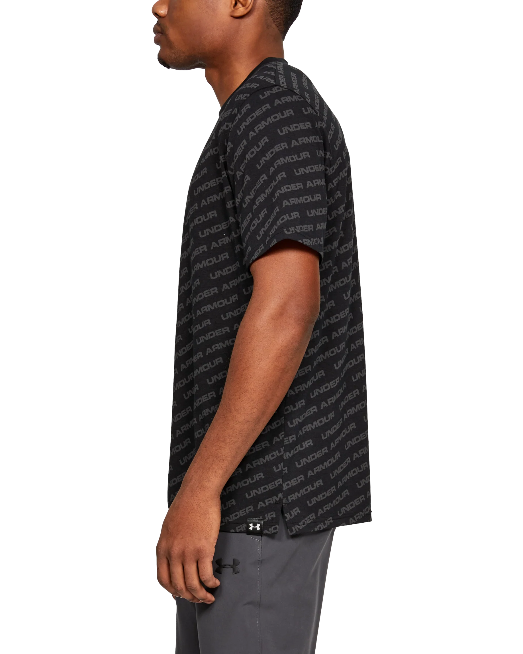 Men's UA Charged Cotton® Unstoppable Wordmark Tee - Image 6