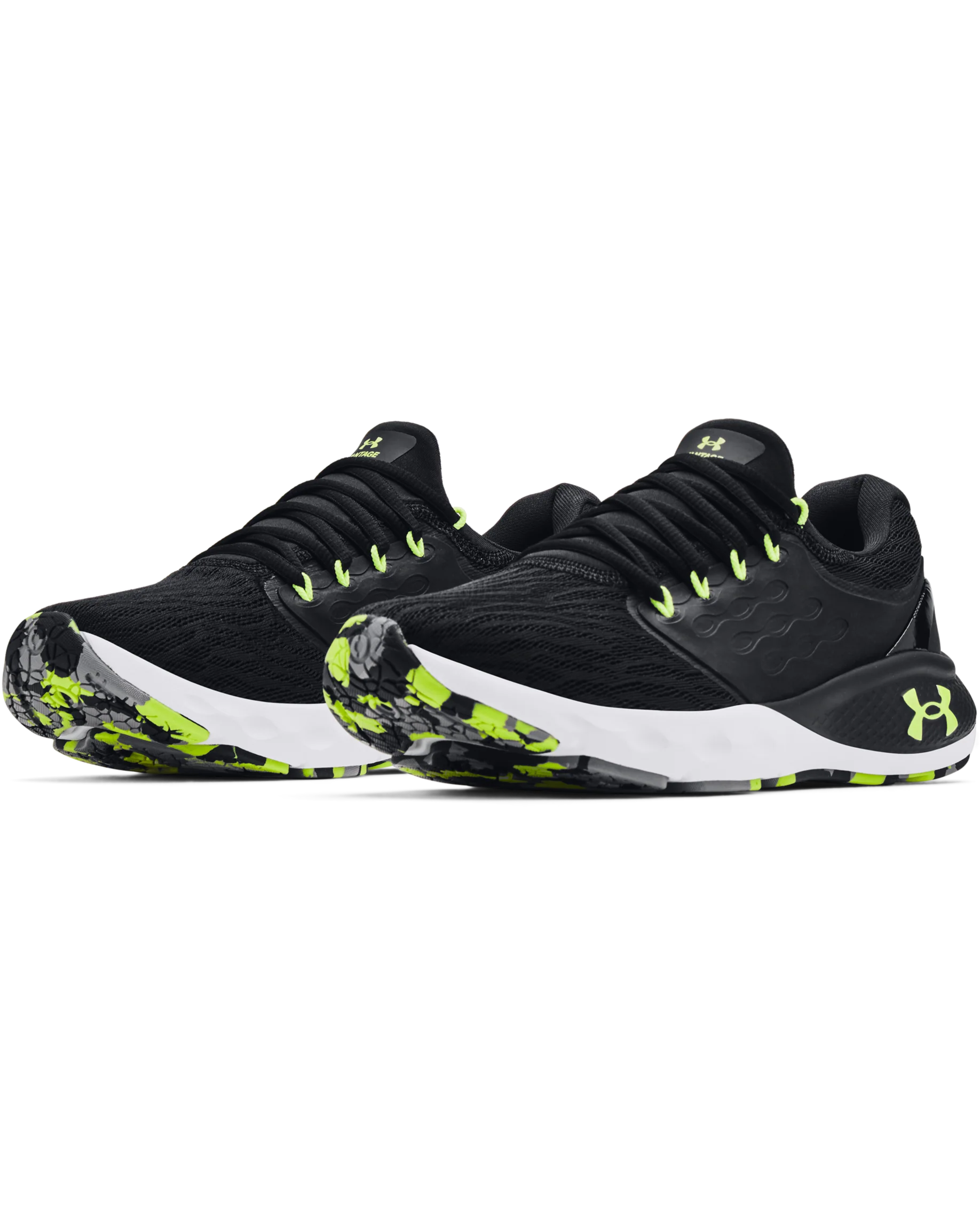 Men's UA Charged Vantage Marble Running Shoes - Image 3