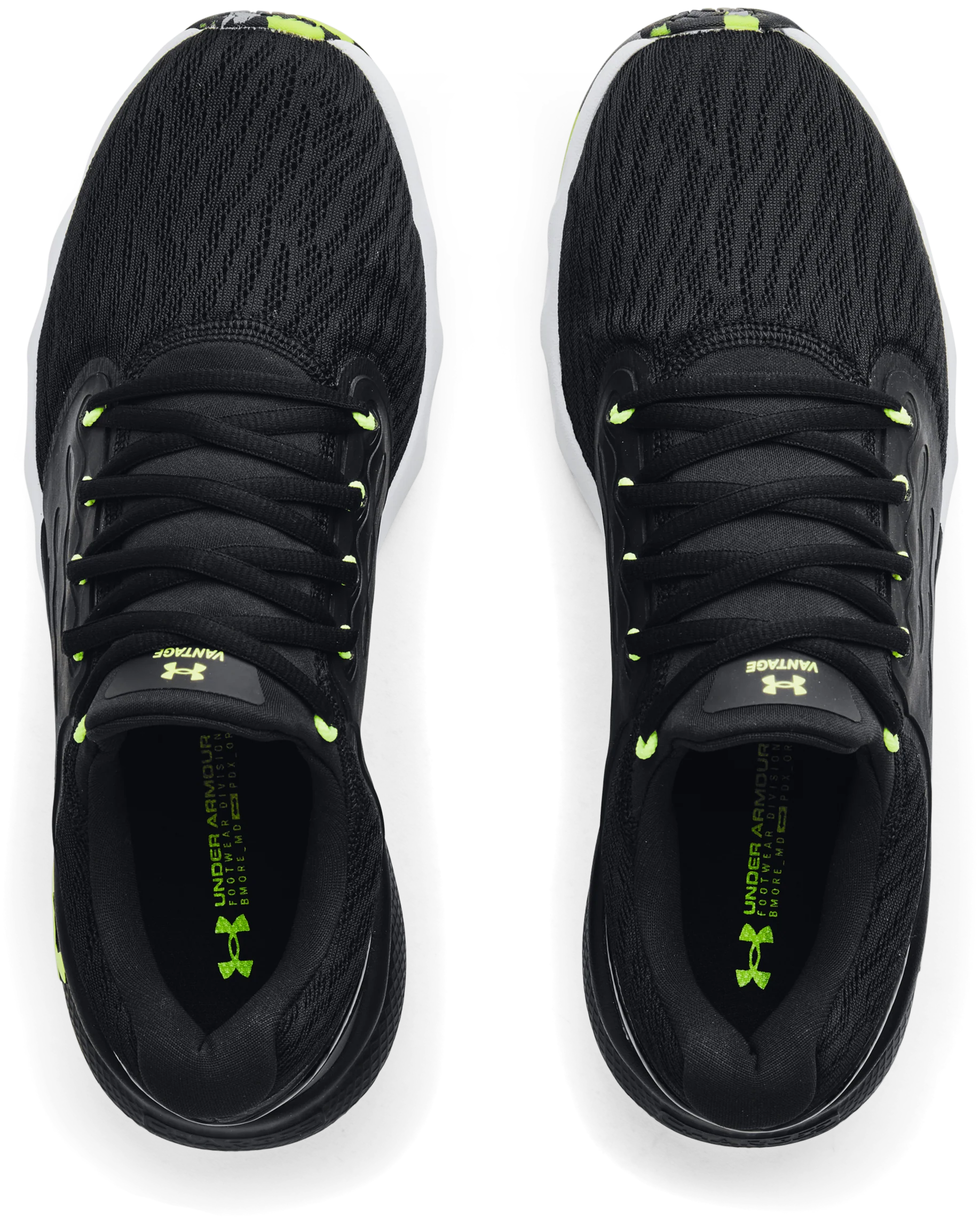 Men's UA Charged Vantage Marble Running Shoes - Image 4
