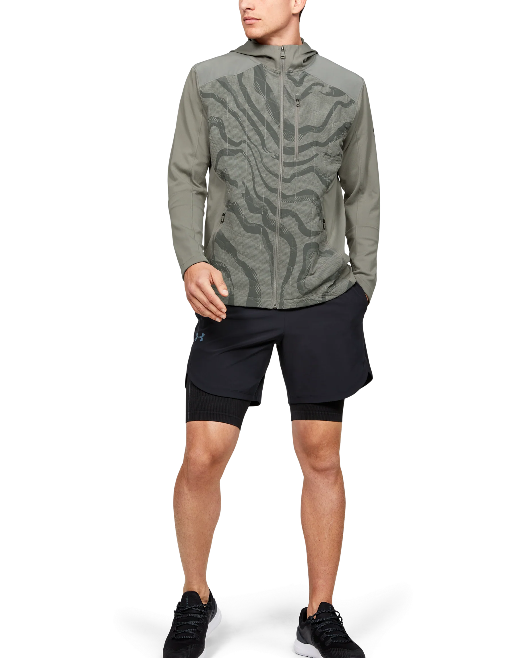 Men's ColdGear® Reactor Hybrid Lite Print Jacket - Image 3