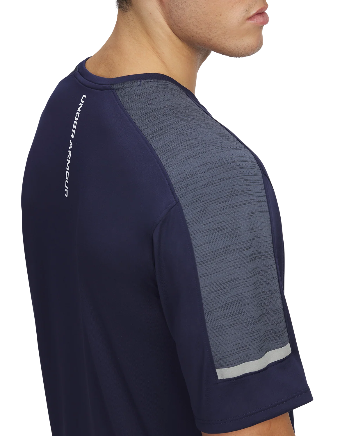 Men's UA Core+ Tech Shortsleeve - Image 3