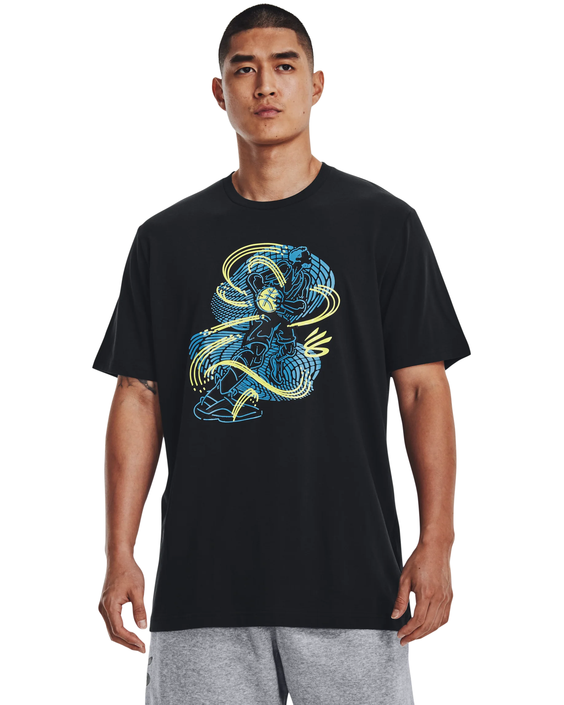 Men's UA Curry Animated Sketch Short Sleeve