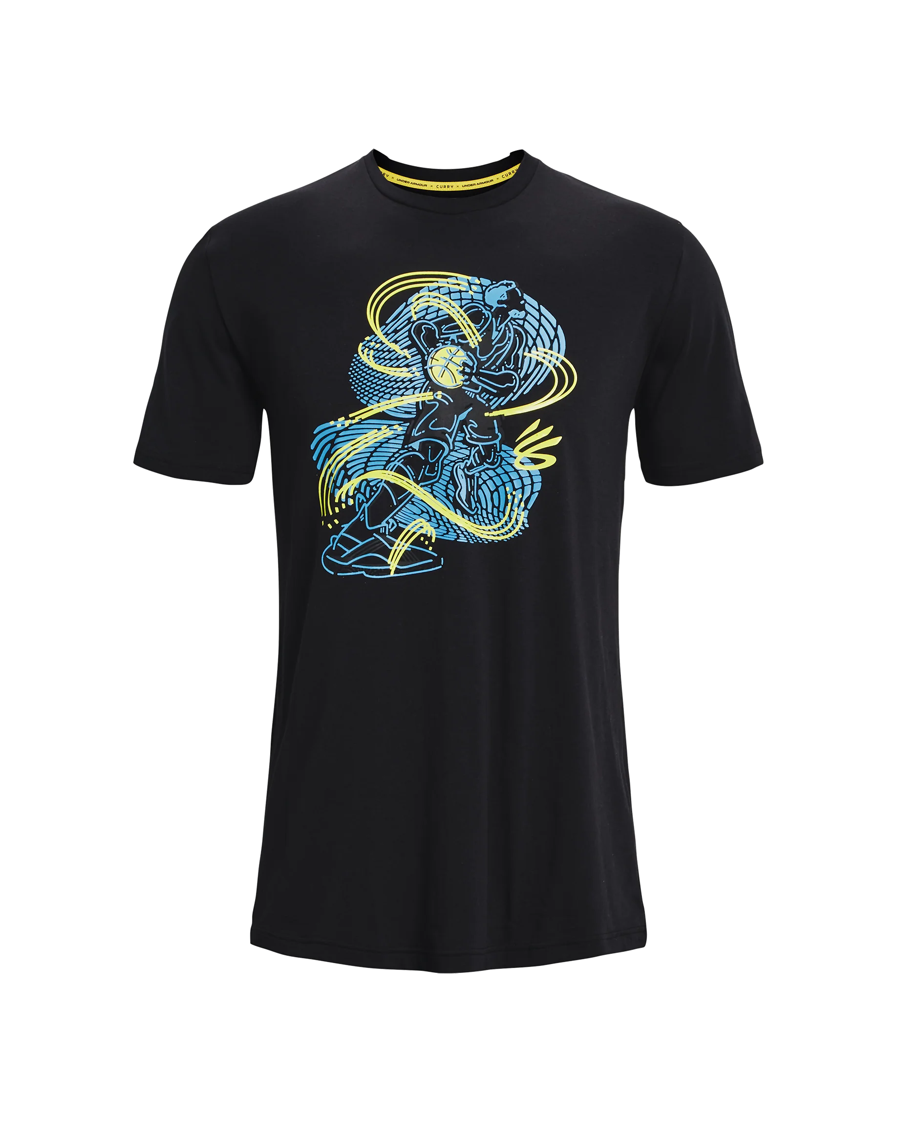 Men's UA Curry Animated Sketch Short Sleeve - Image 4