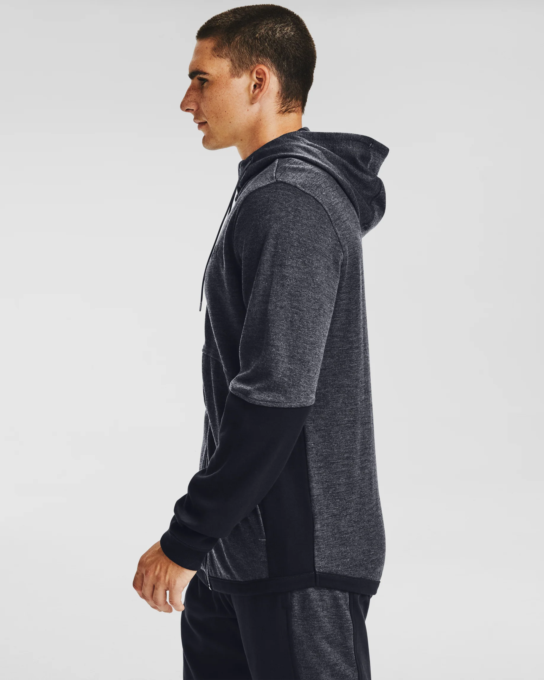 Men's UA Double Knit Full Zip Hoodie - Image 7