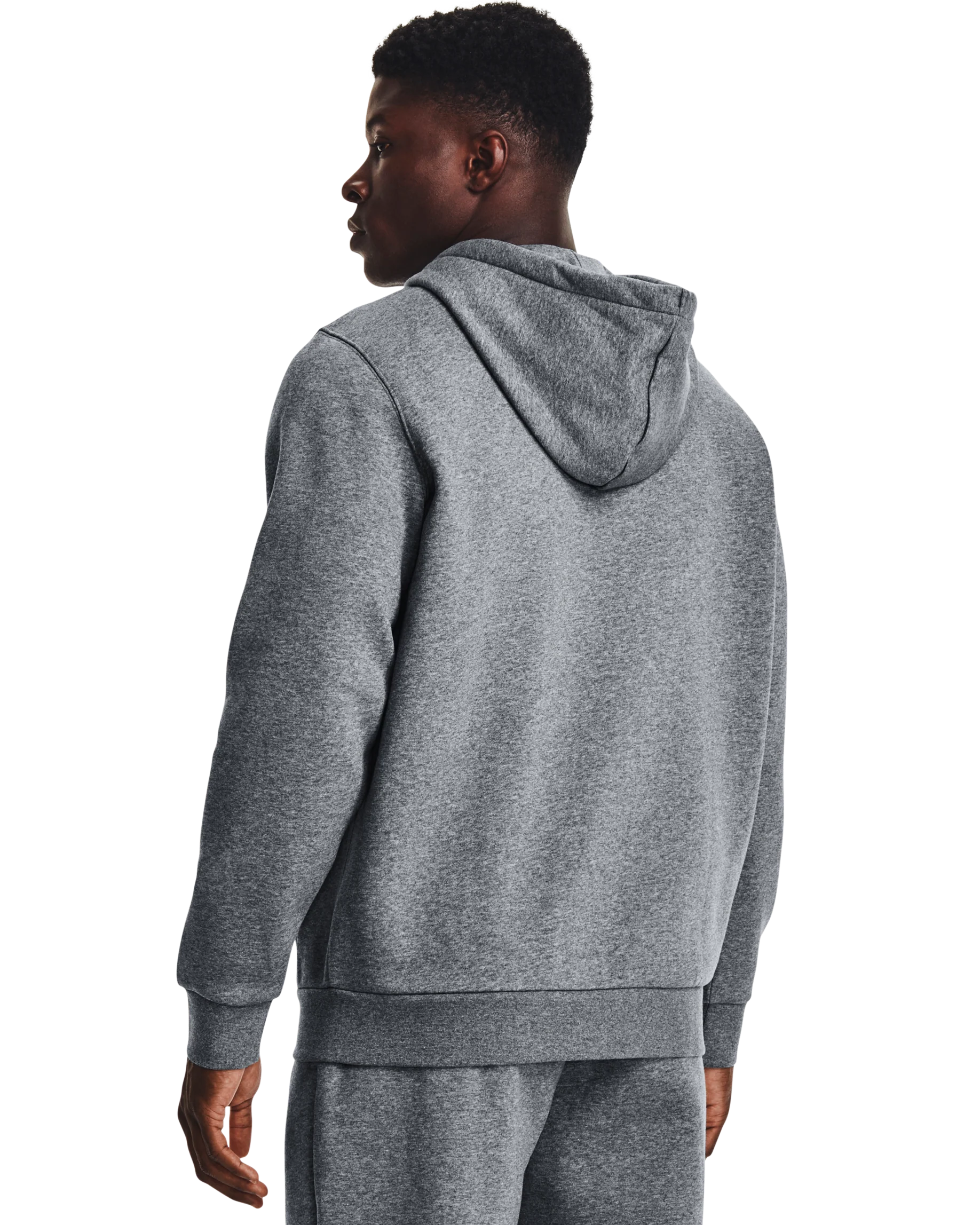 Men's UA Essential Fleece Full Zip Hoodie - Image 2