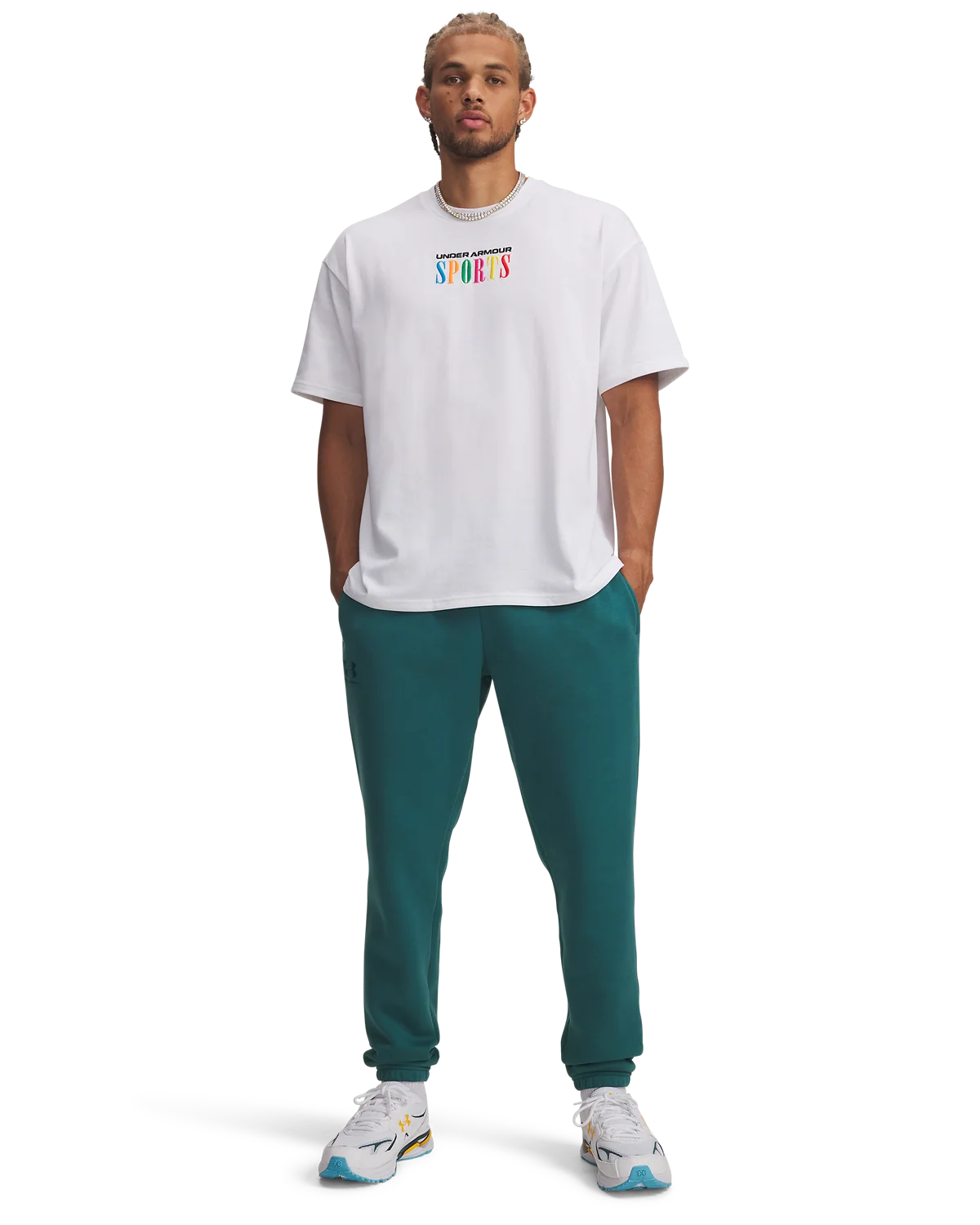 Men's UA Essential Fleece Joggers - Image 3
