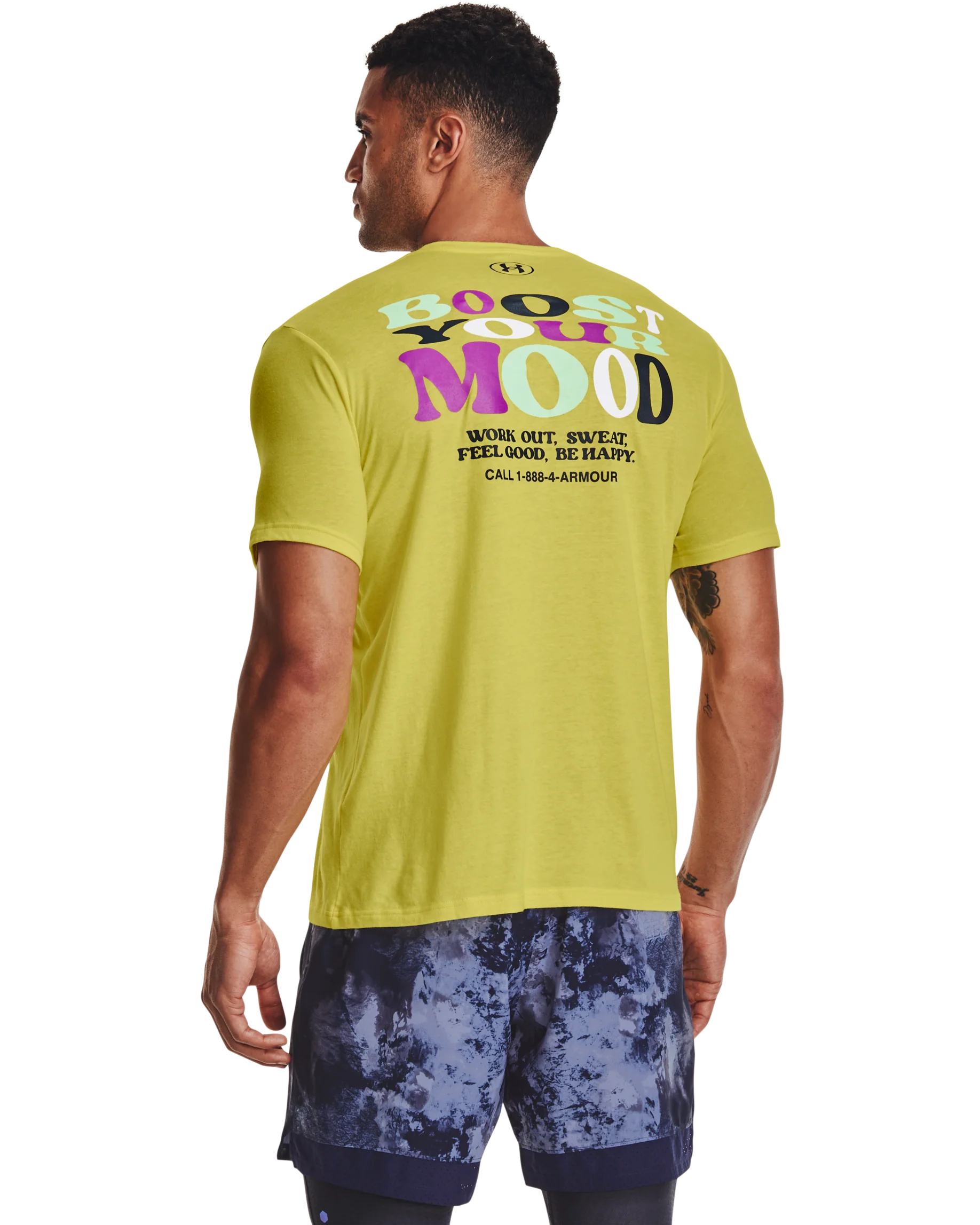 Men's UA Front Of Class Mood Short Sleeve - Image 2