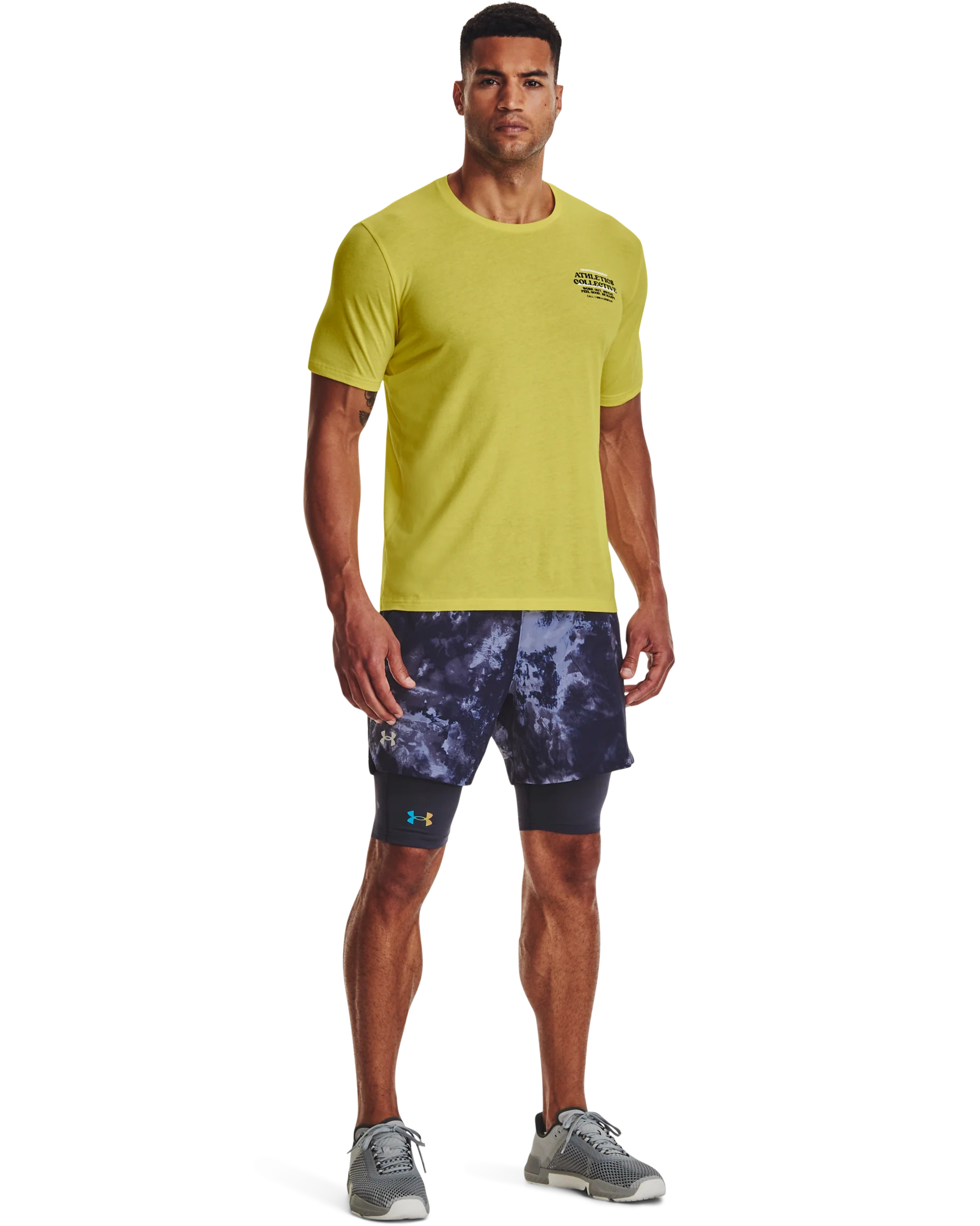 Men's UA Front Of Class Mood Short Sleeve - Image 3