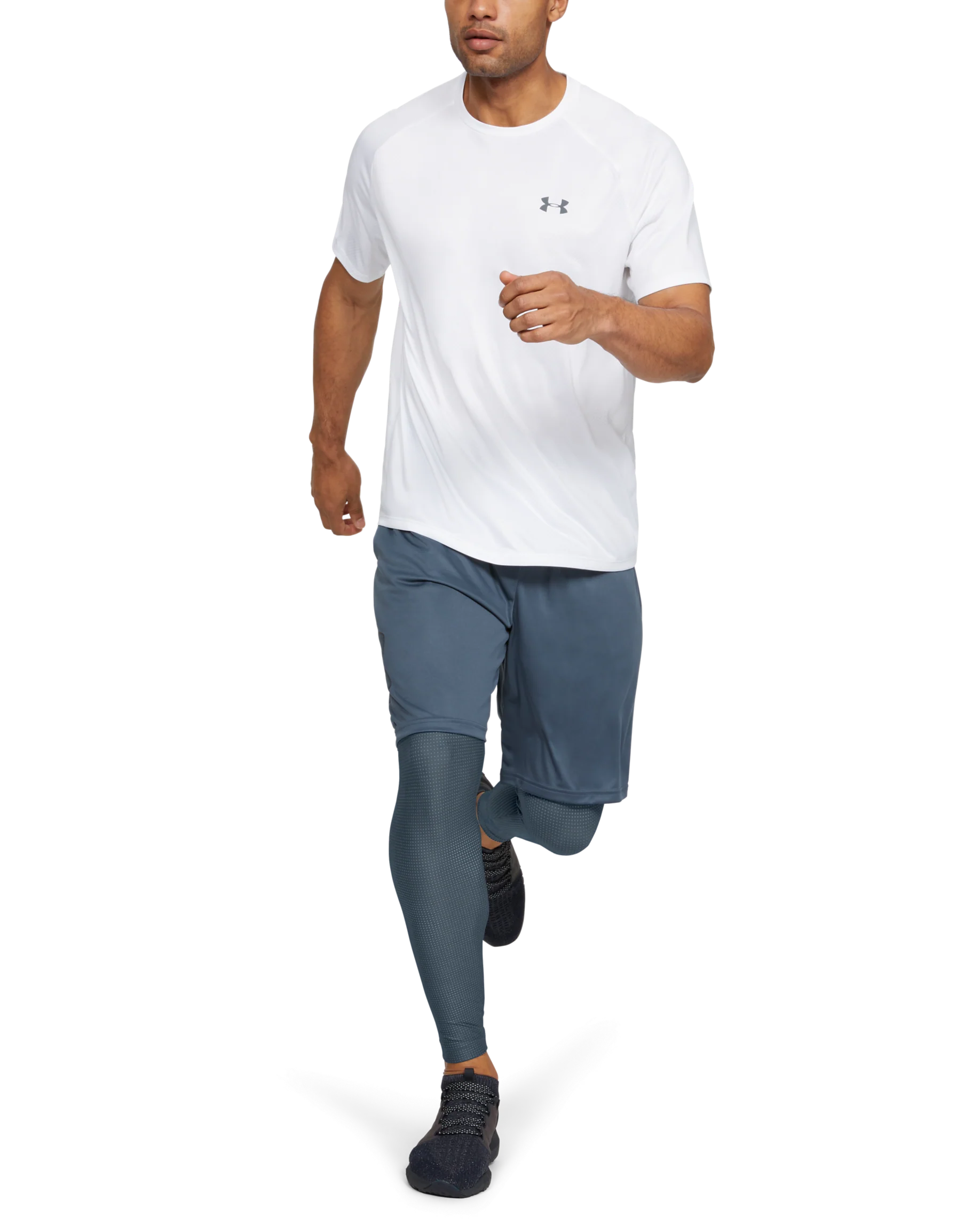 Men's UA HeatGear® Armour 2.0 Printed Leggings - Image 3