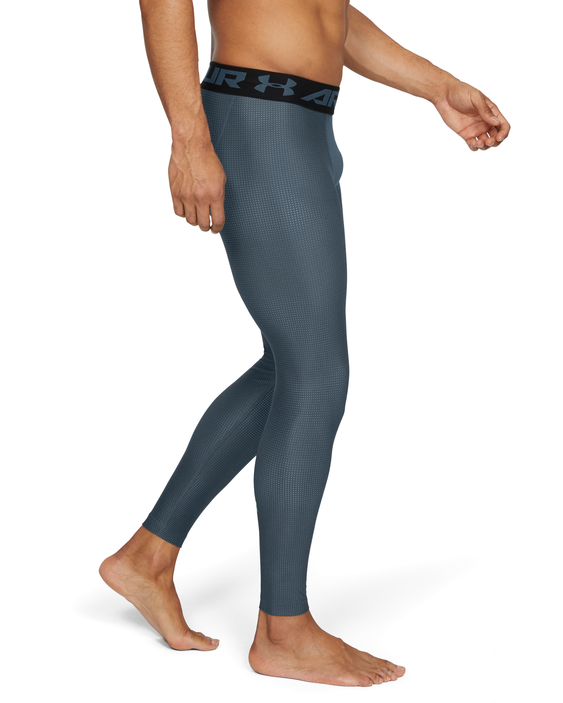 Men's UA HeatGear® Armour 2.0 Printed Leggings - Image 6