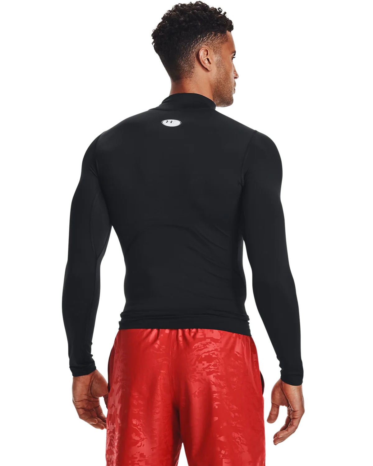 Men's HeatGear® Mock Long Sleeve - Image 2