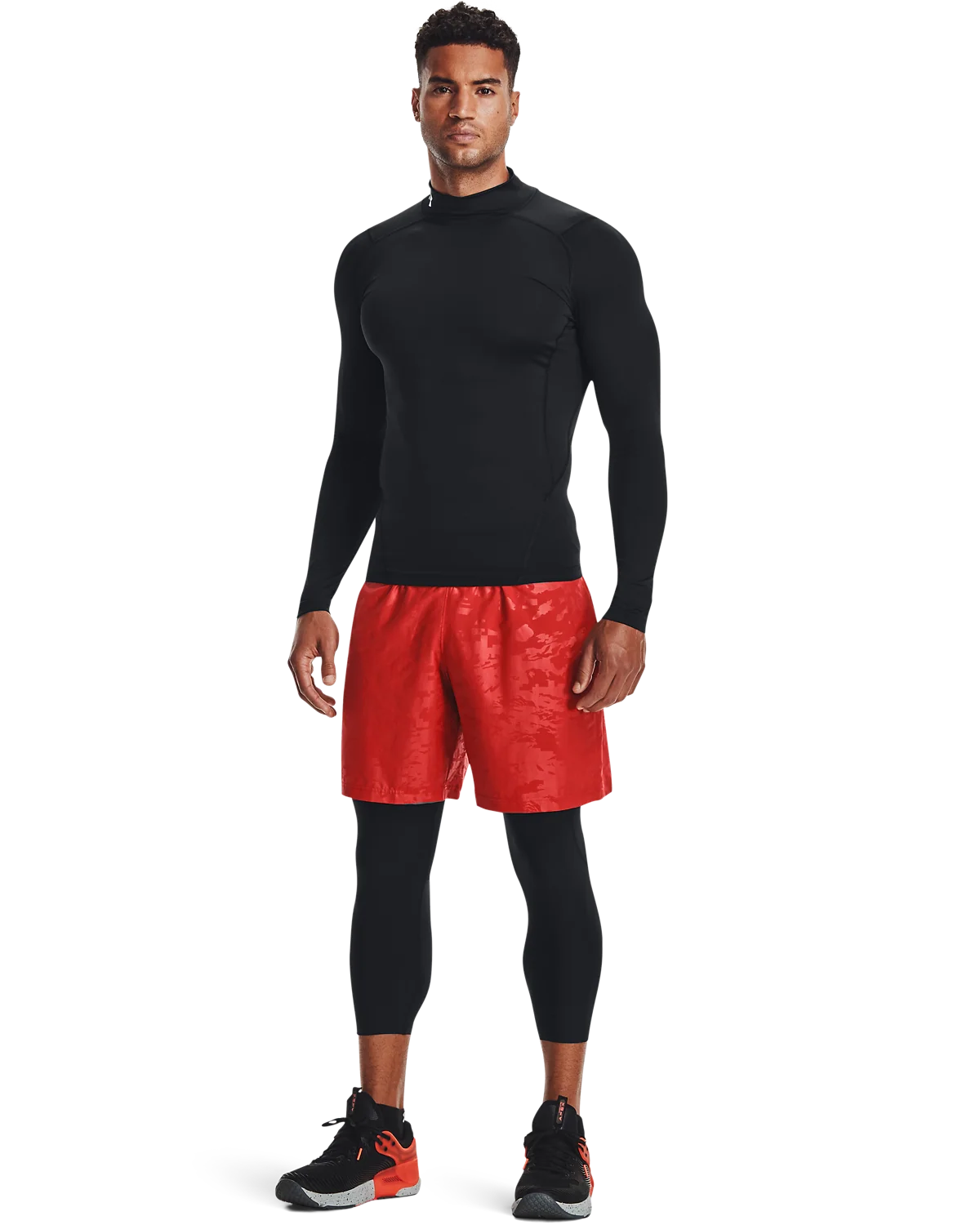 Men's HeatGear® Mock Long Sleeve - Image 4