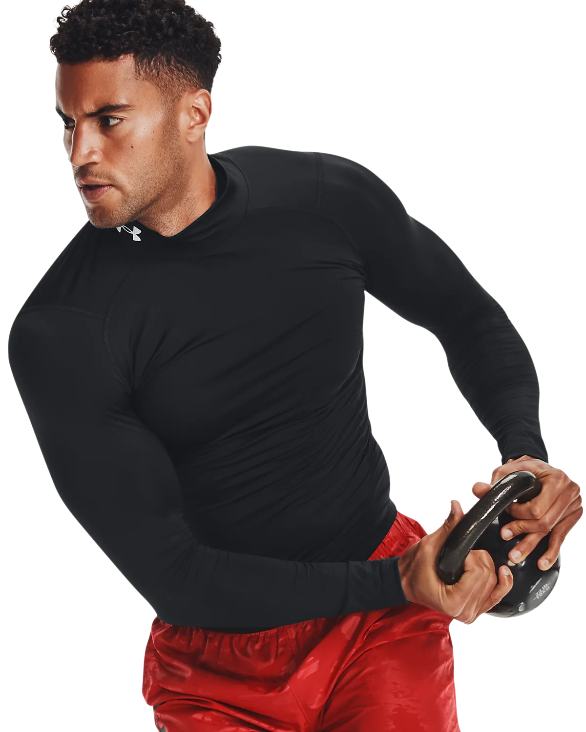 Men's HeatGear® Mock Long Sleeve - Image 7