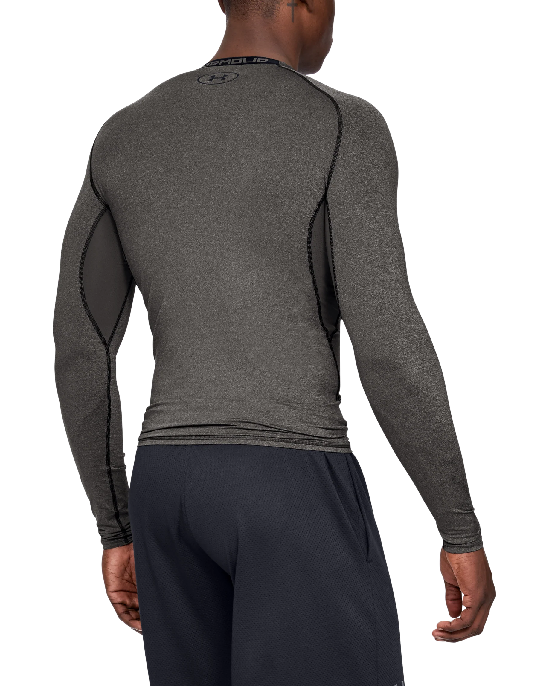 Men's UA HeatGear® Armour Long Sleeve Compression Shirt - Image 2