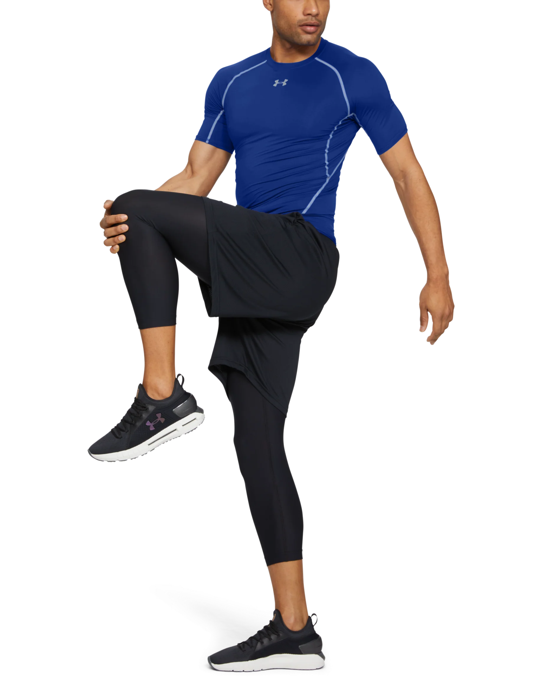 Men's UA HeatGear® Armour Short Sleeve Compression Shirt - Image 3