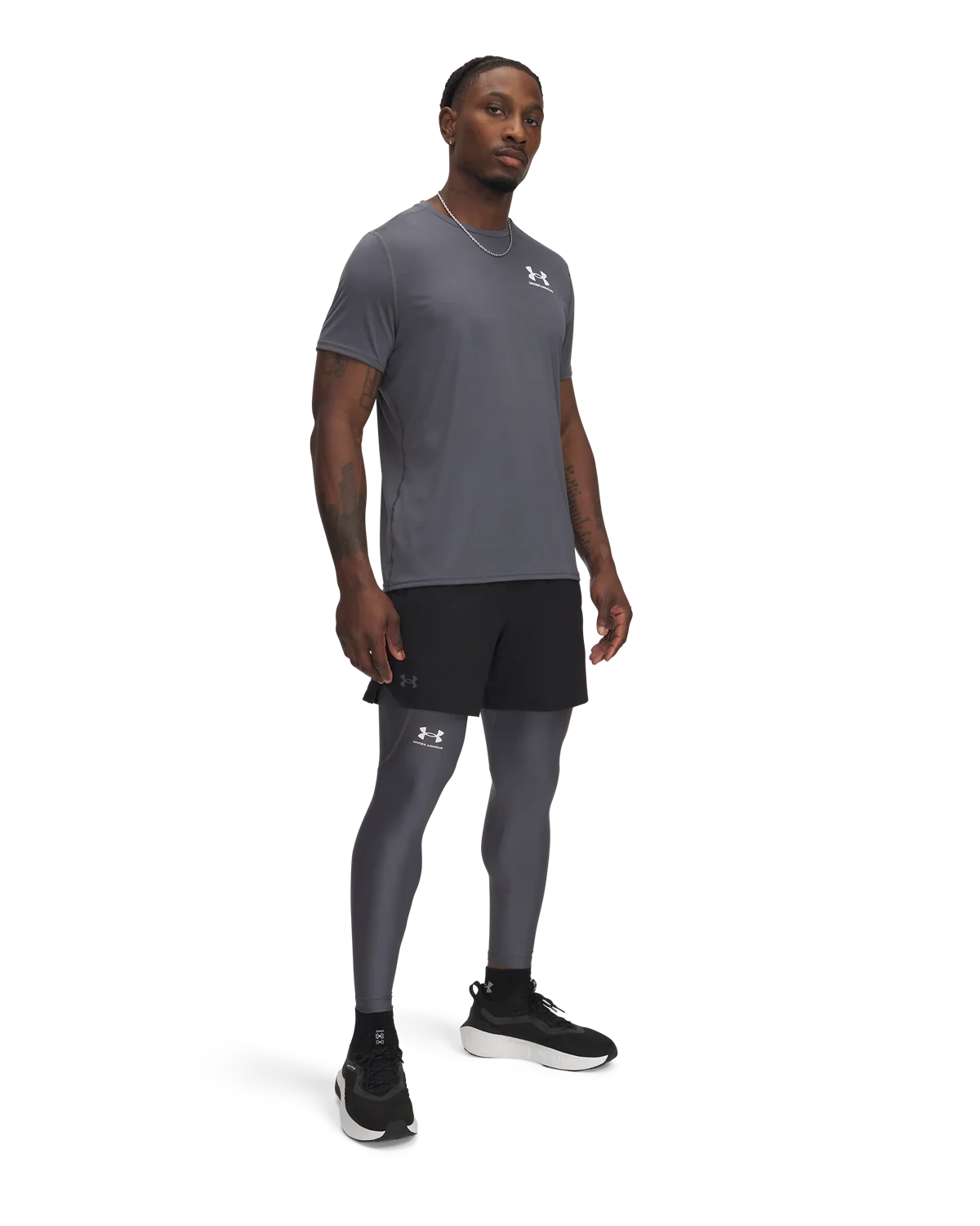 Men's UA HeatGear® Armour Leggings - Image 3