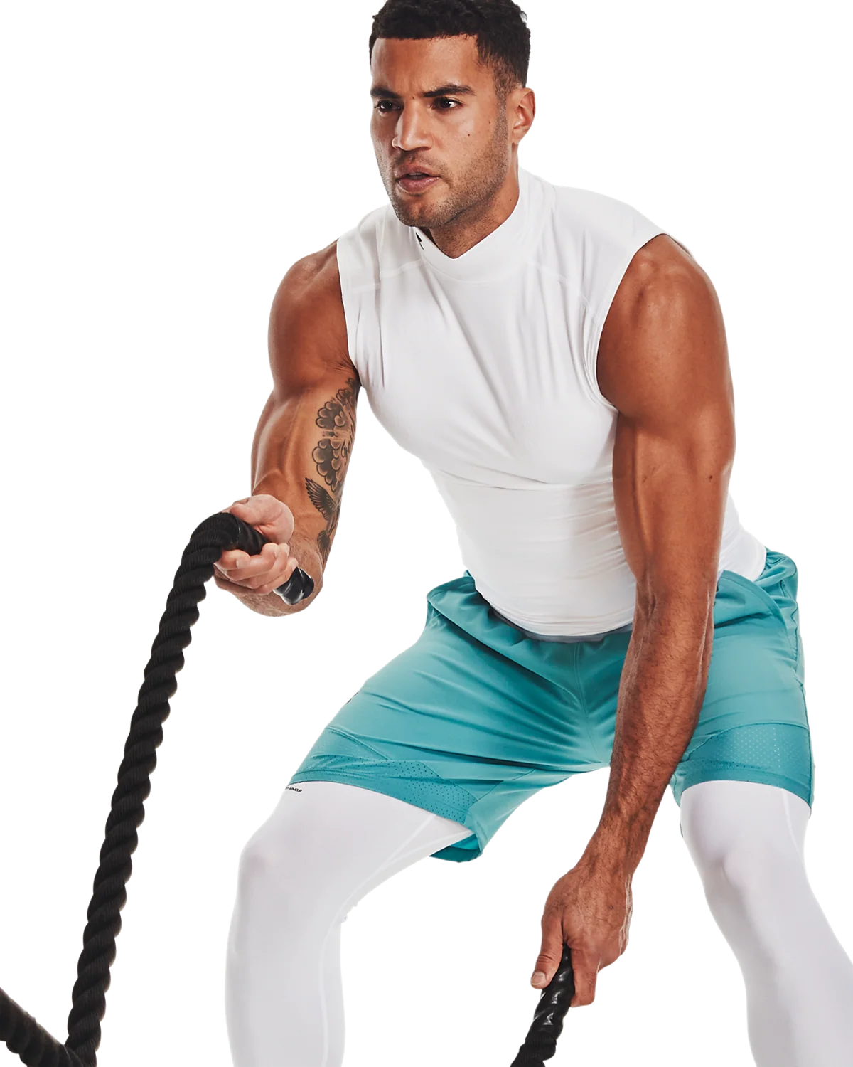 Men's UA HeatGear® Armour Mock Sleeveless - Image 7