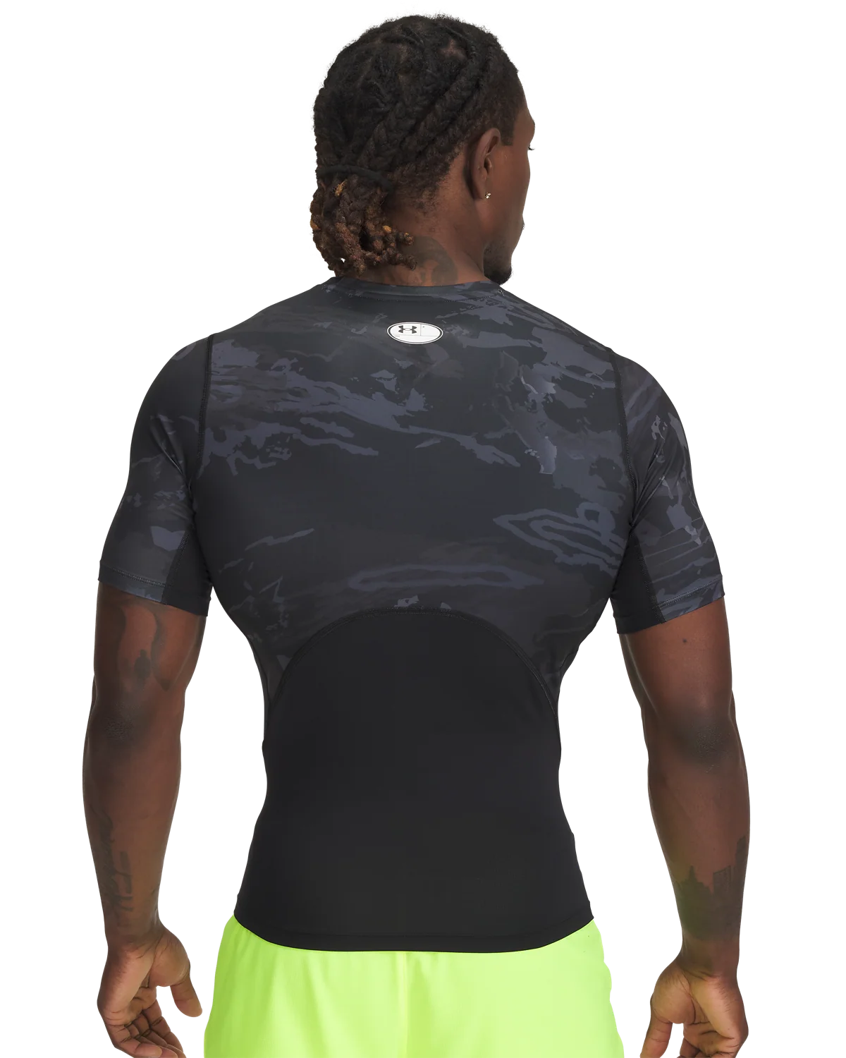Men's HeatGear® Printed Short Sleeve - Image 2