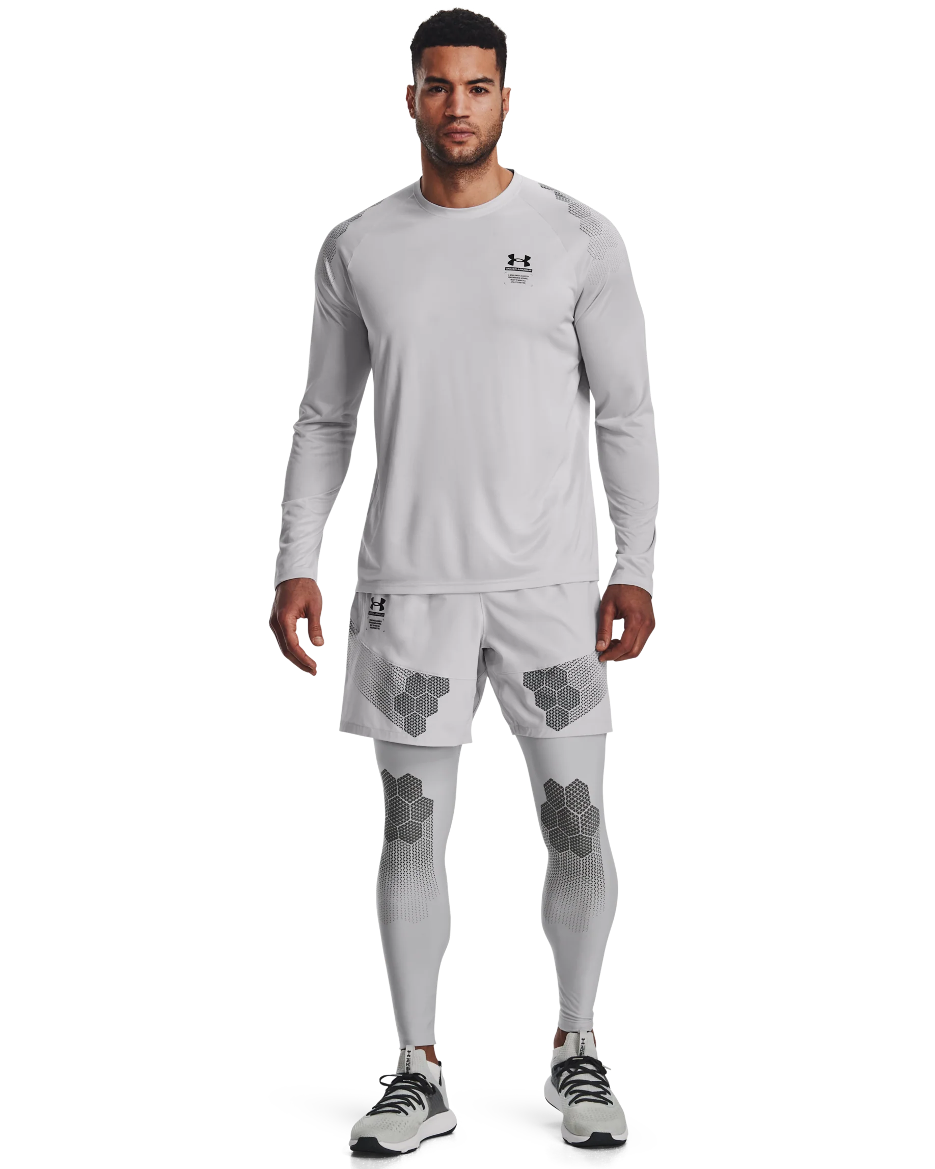 Men's UA HeatGear® ArmourPrint Leggings - Image 3