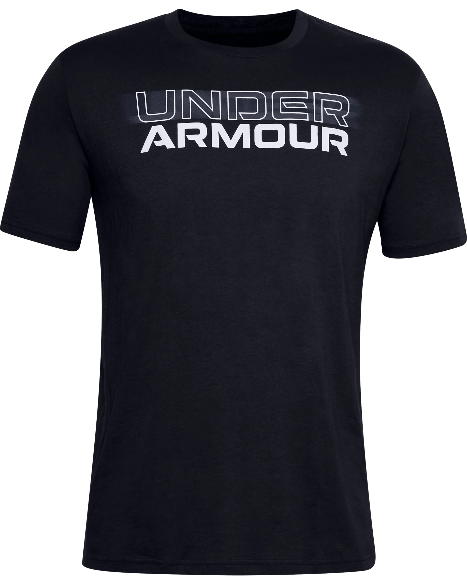 Men's UA Blurry Logo Wordmark Short Sleeve - Image 4