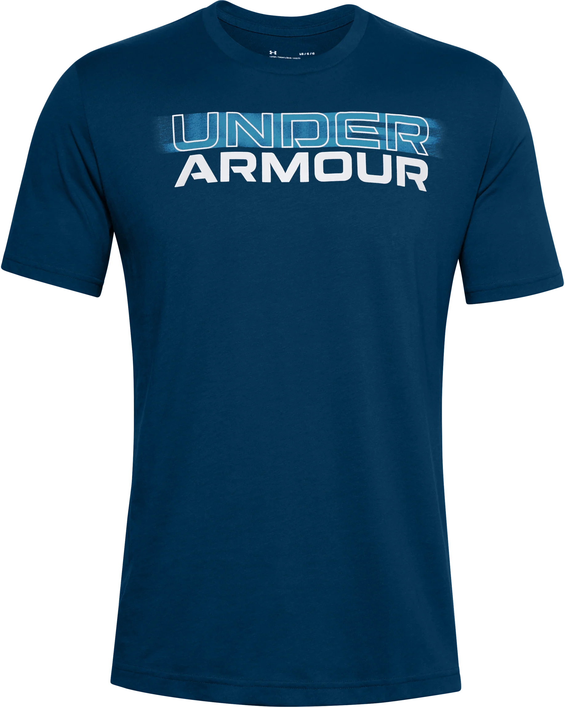 Men's UA Blurry Logo Wordmark Short Sleeve - Image 4