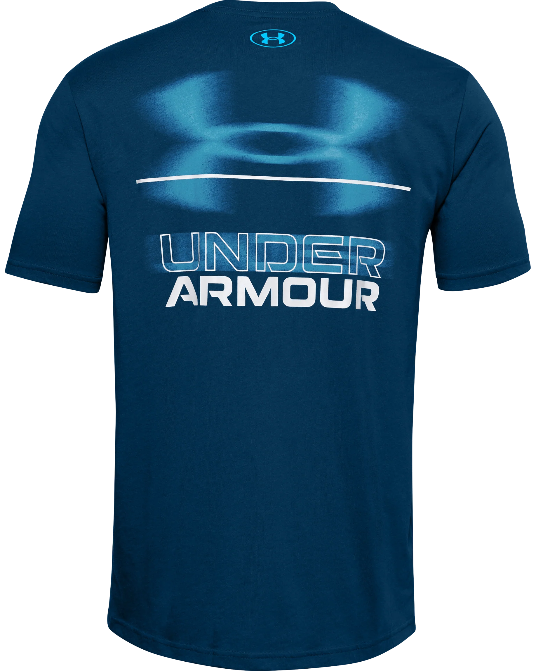 Men's UA Blurry Logo Wordmark Short Sleeve - Image 5