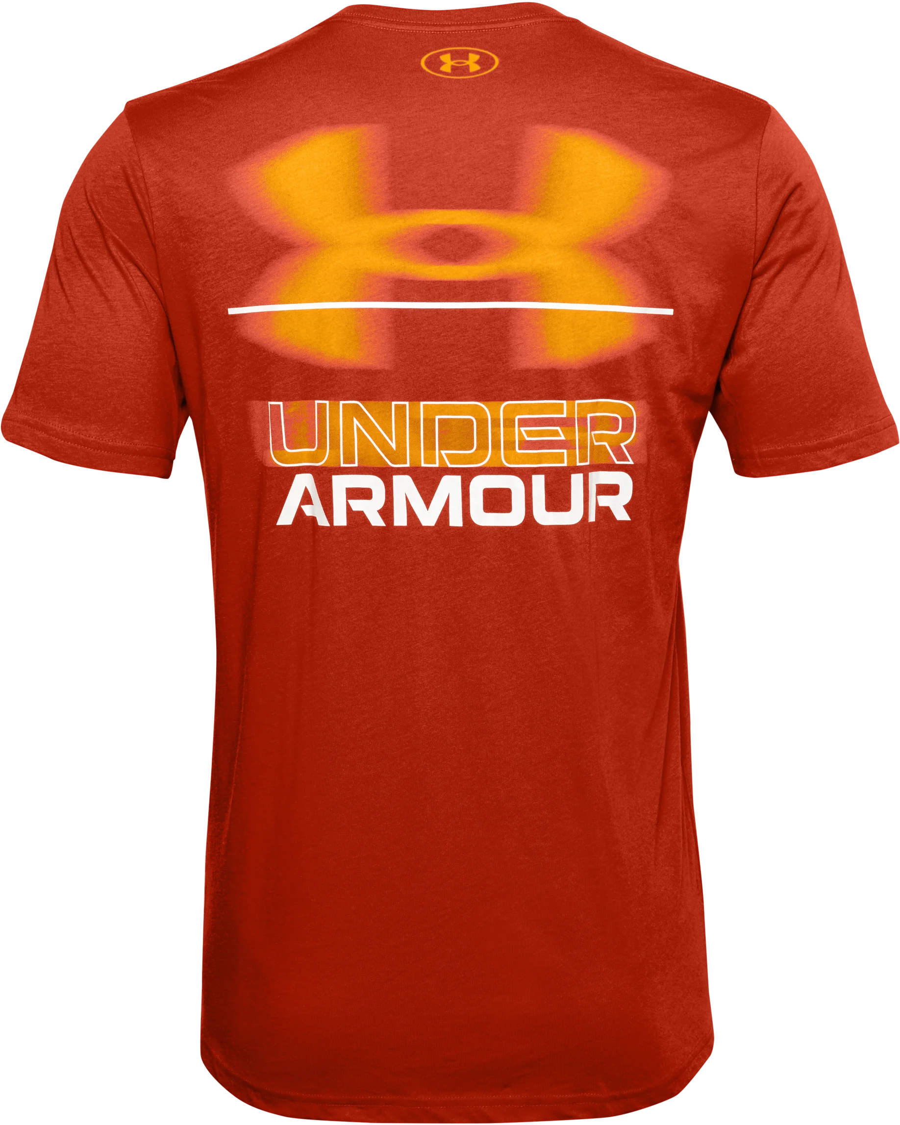 Men's UA Blurry Logo Wordmark Short Sleeve - Image 5