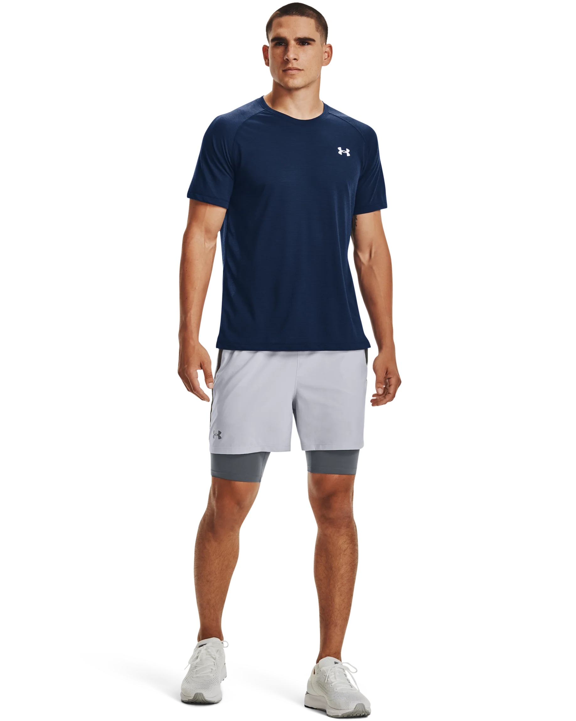 Men's UA Qualifier 2-in-1 Shorts - Image 3