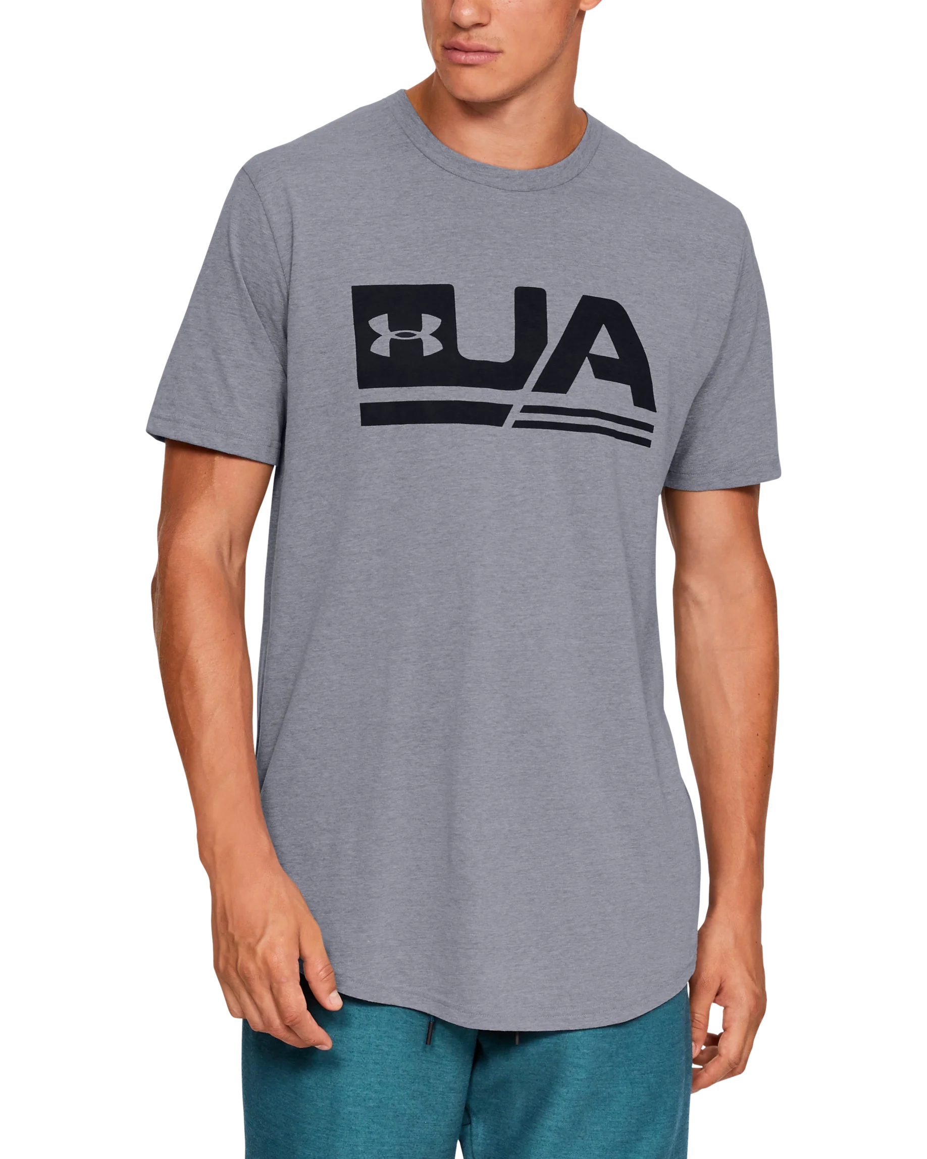 Men's UA HeatGear® Sportstyle Short Sleeve Drop Hem Shirt