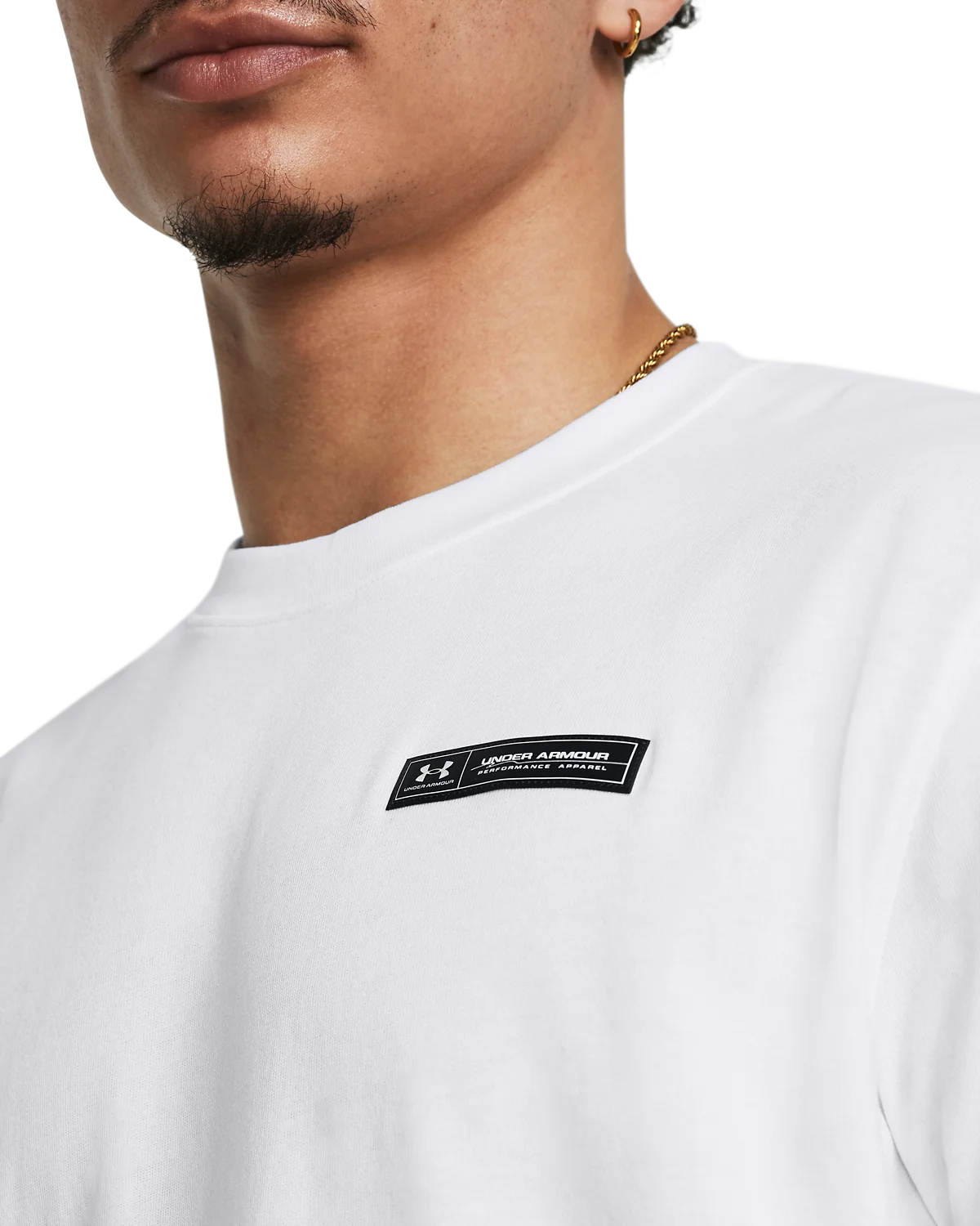 Men's UA Heavyweight Armour Label Short Sleeve - Image 5