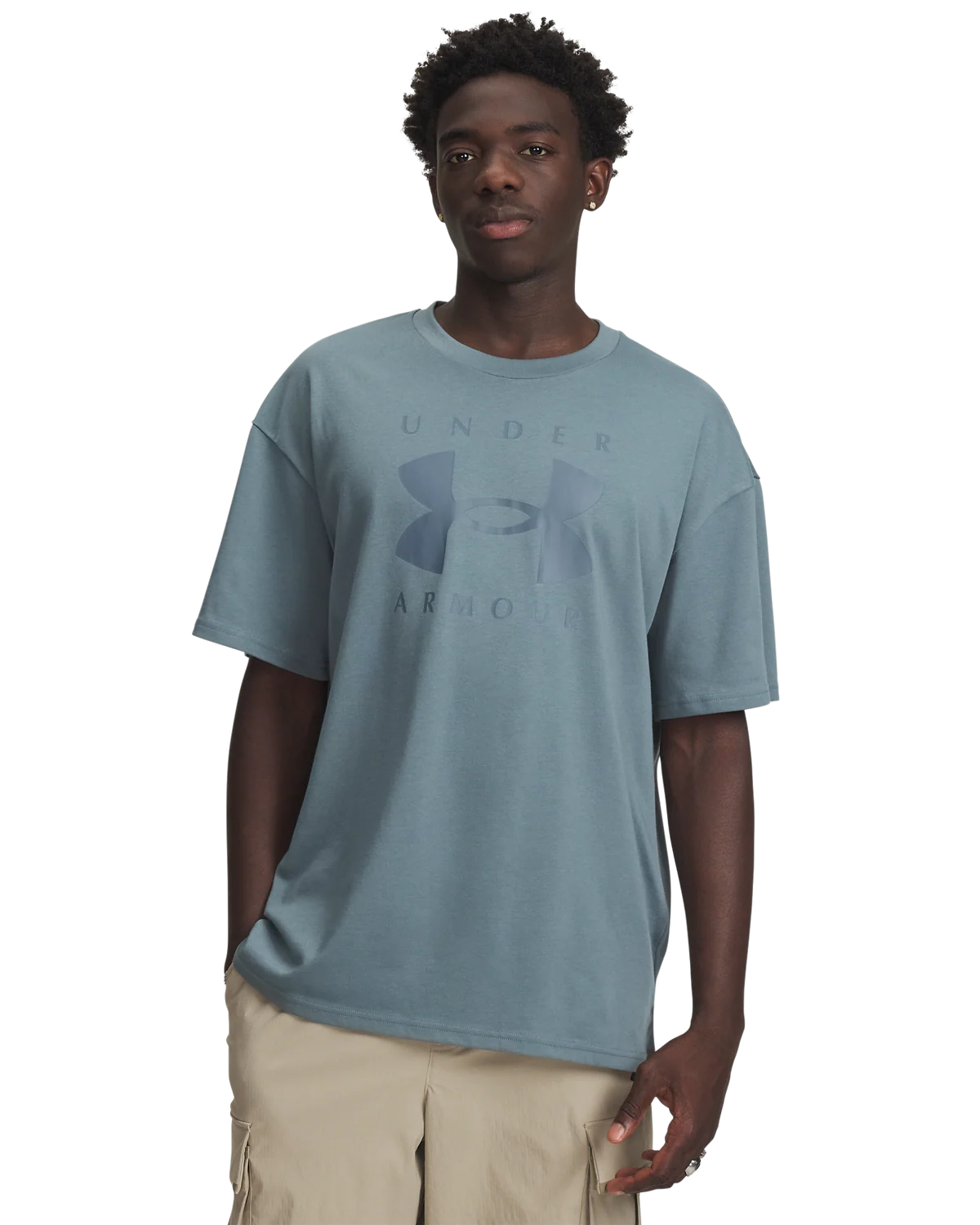 Men's UA Heavyweight Oversized Branded Short Sleeve